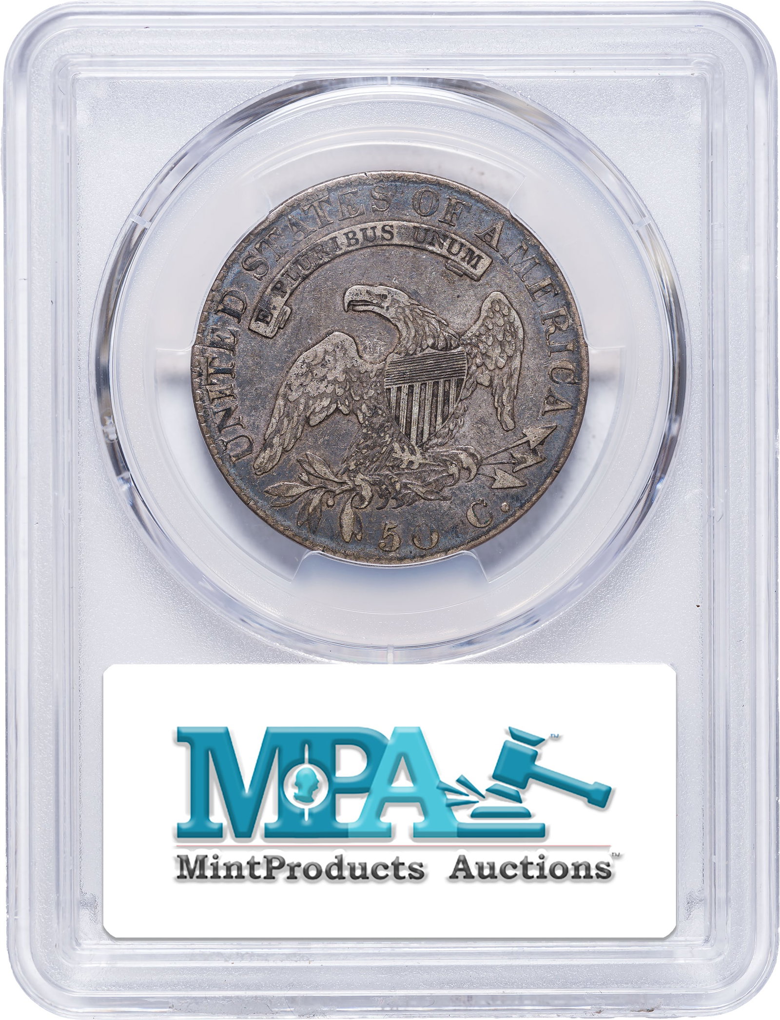 PCGS VF-30 1819 Capped Bust Half Dollar - 2