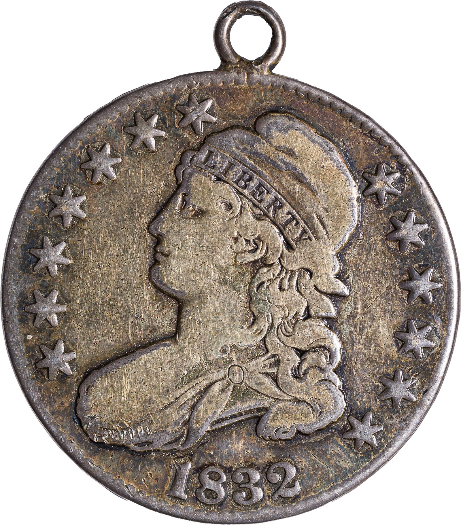 Love Token. 1832 Capped Bust Half Dollar - 2