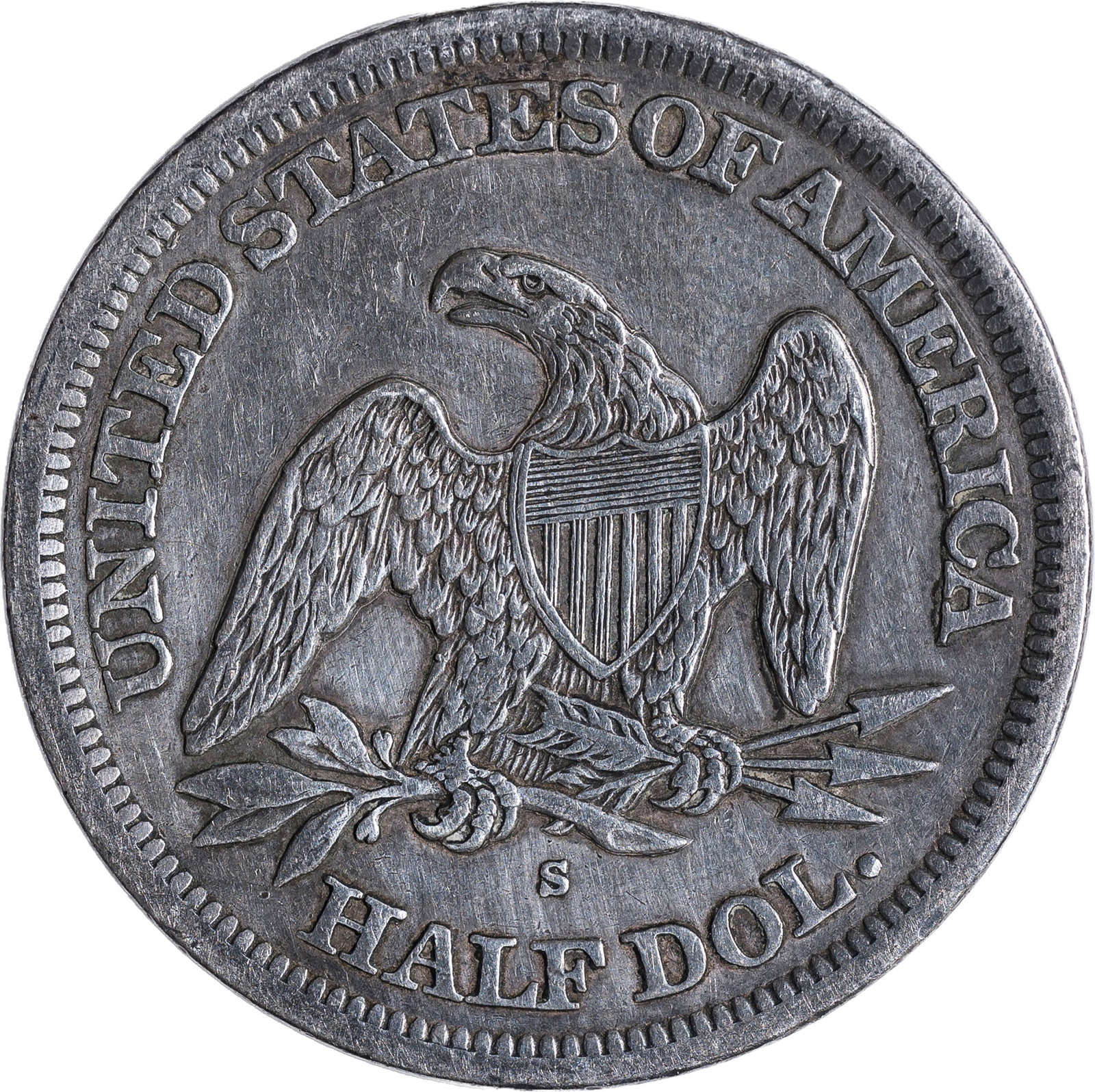 EF-40 Details 1864-S Half Dollar - 2