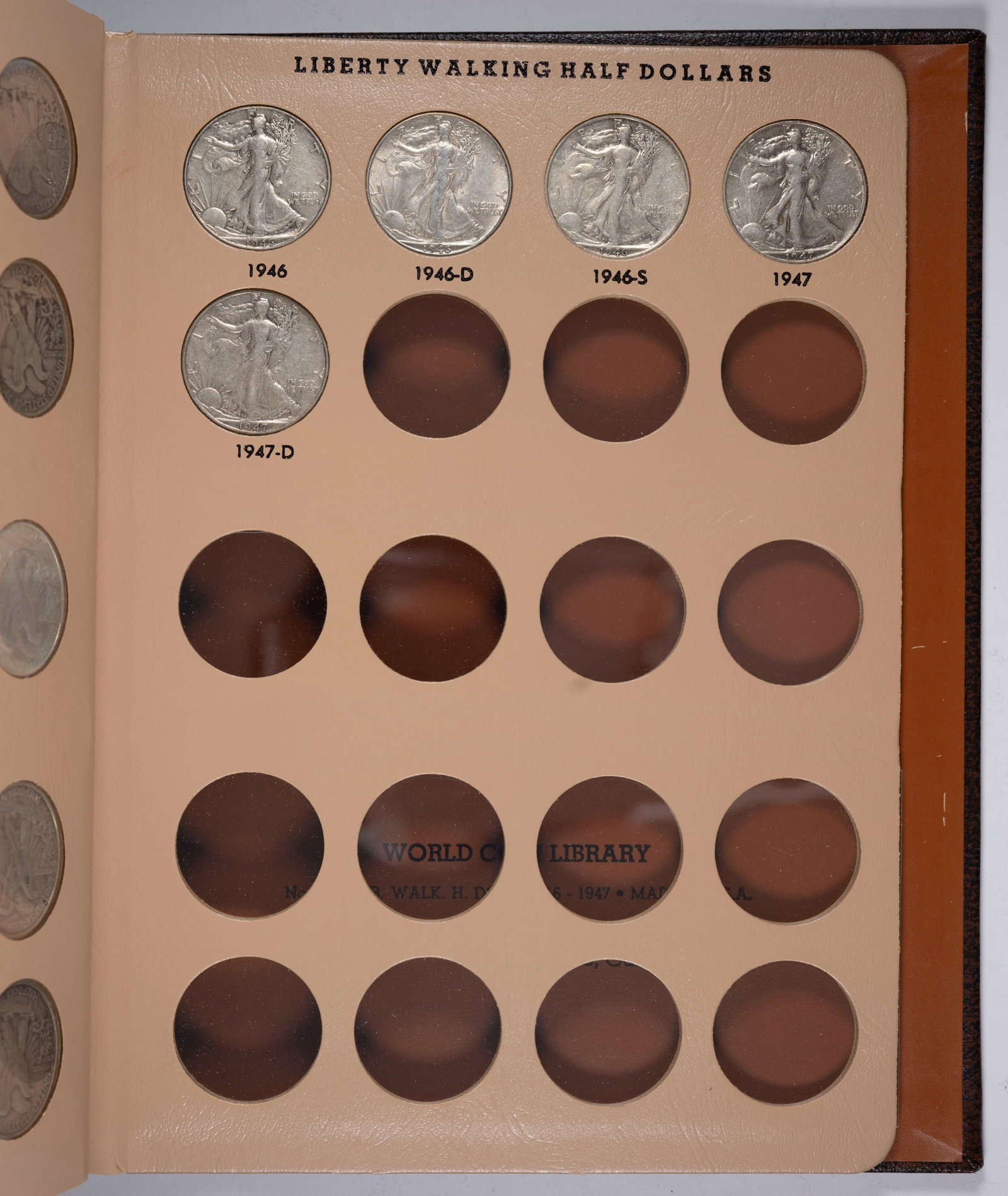 Complete Set Walking Liberty Half Dollars - 4