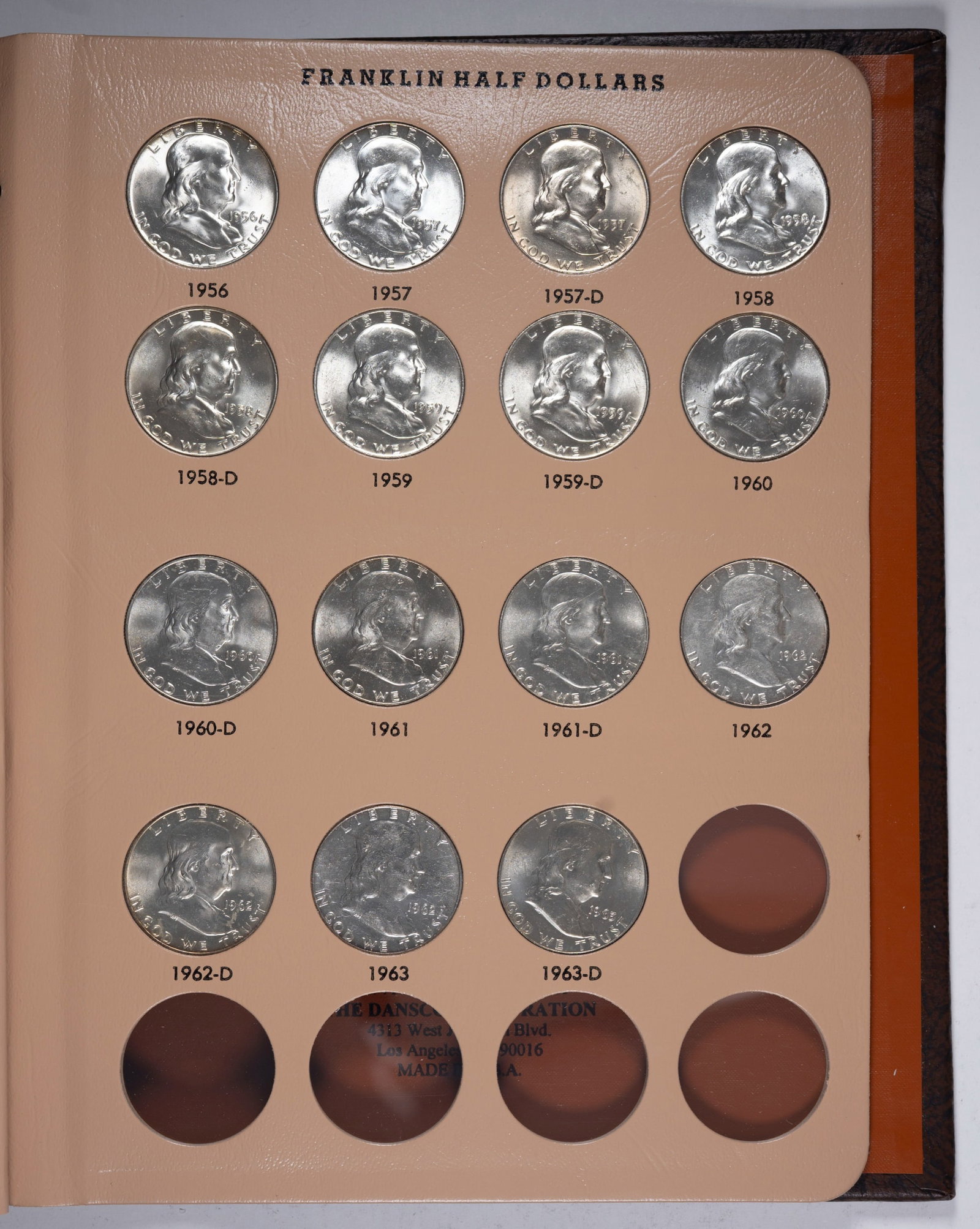 Mostly BU Complete Franklin Half Dollar Set - 2