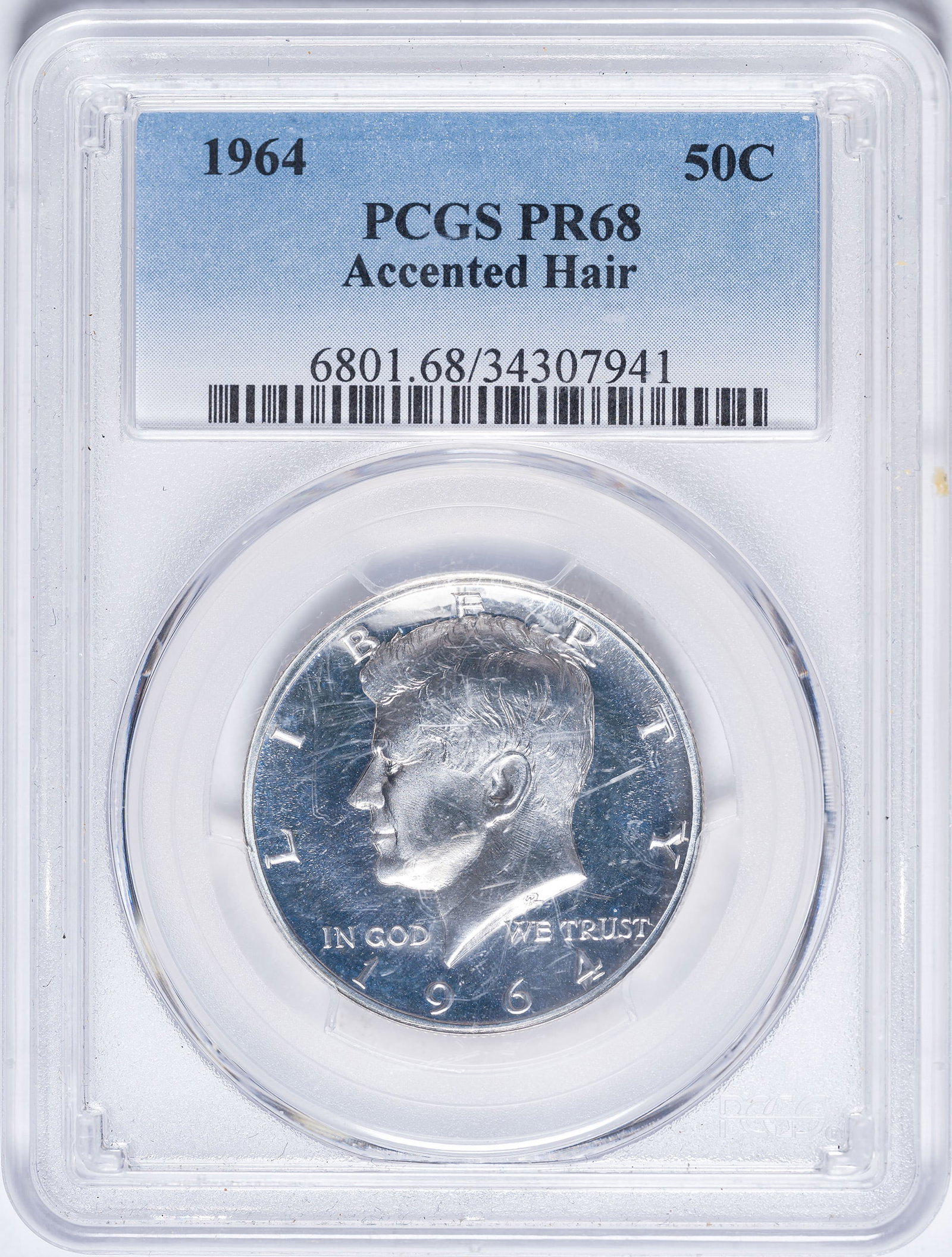 PCGS Proof-68 1964 Kennedy Half Dollar (1 of 2)