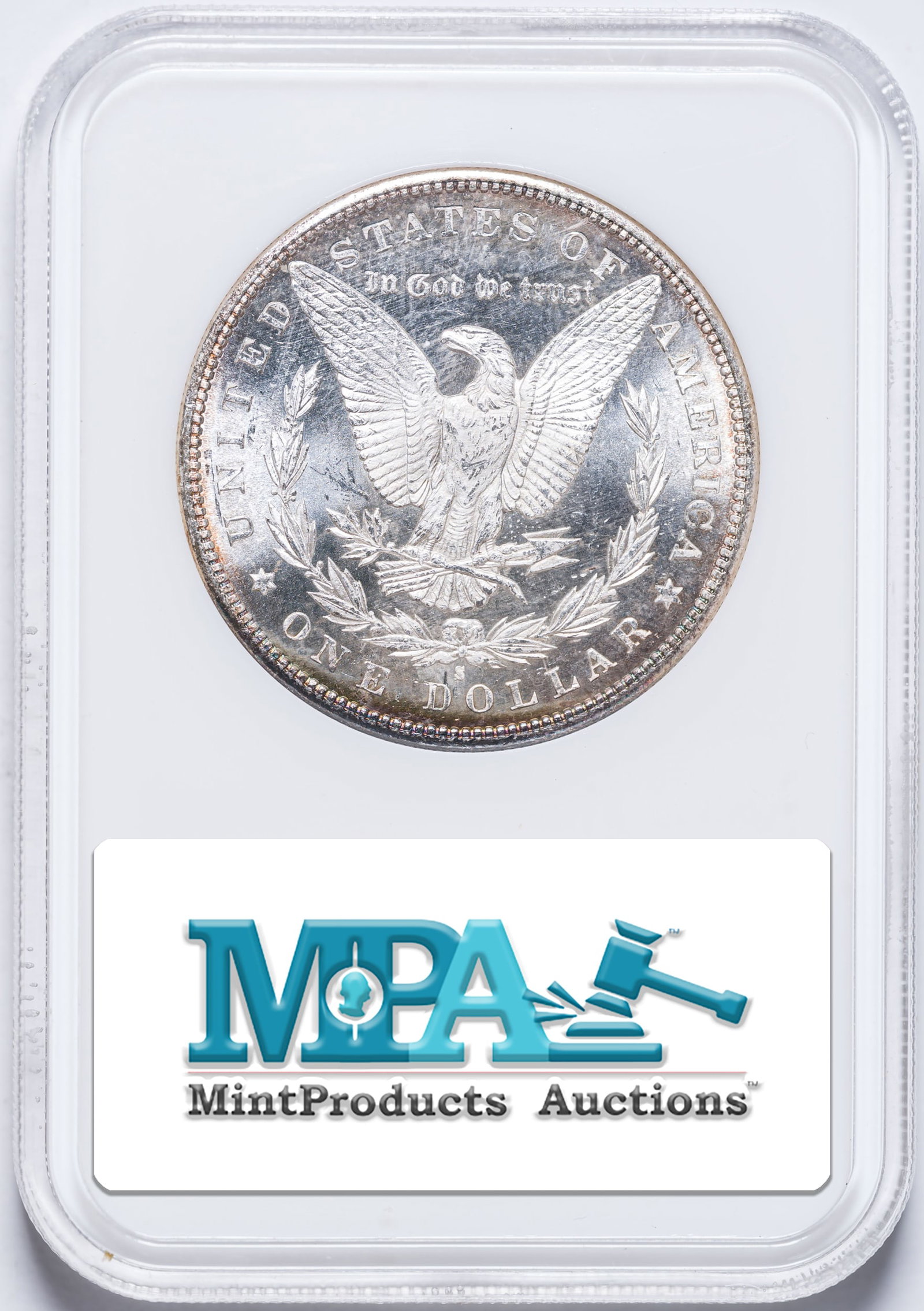 NGC MS-64 DPL CAC 1880-S Morgan Dollar - 2