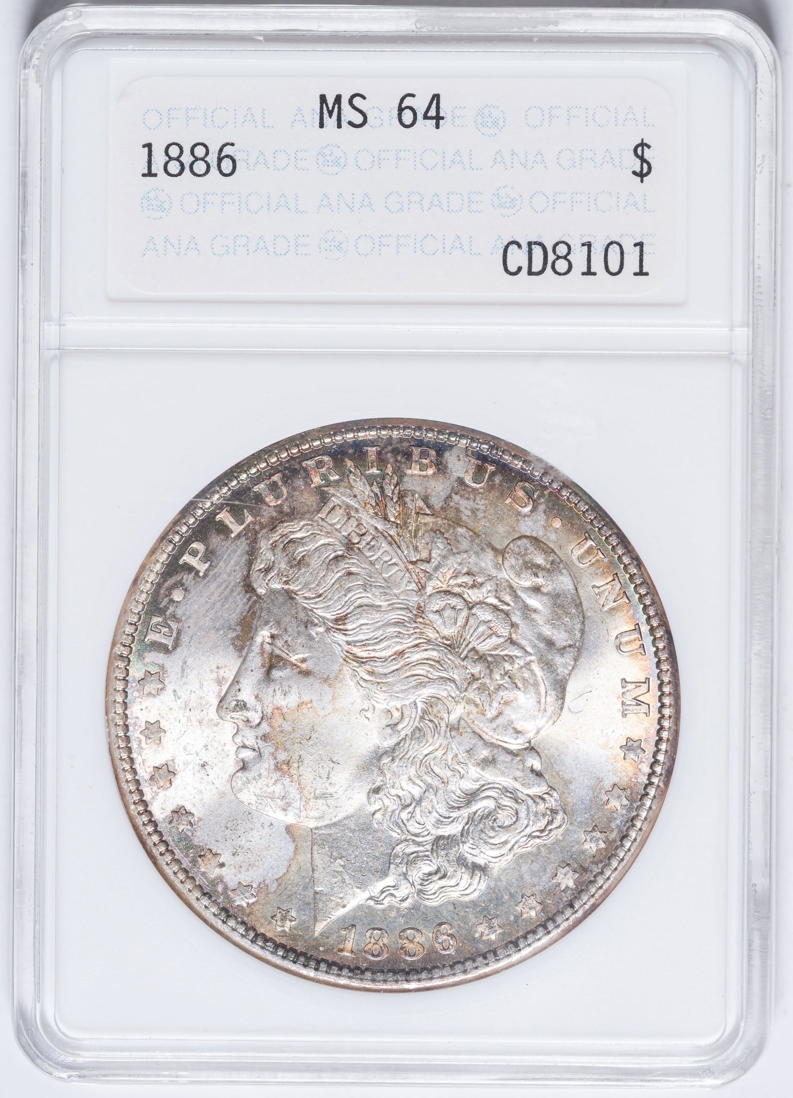 ANACS MS-64 1886 Morgan Dollar (1 of 2)