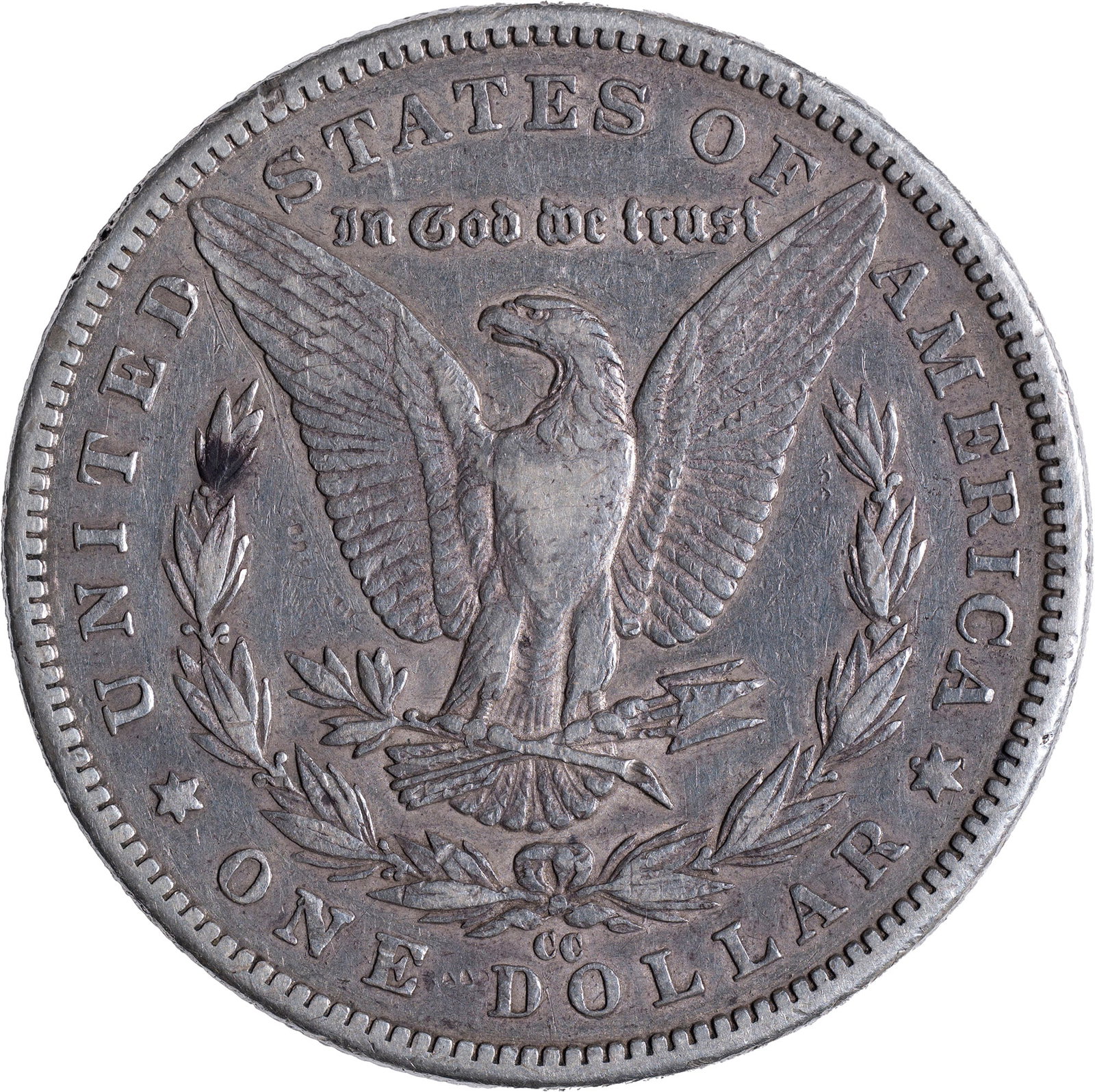 EF-45 Details 1889-CC Morgan Dollar - 2