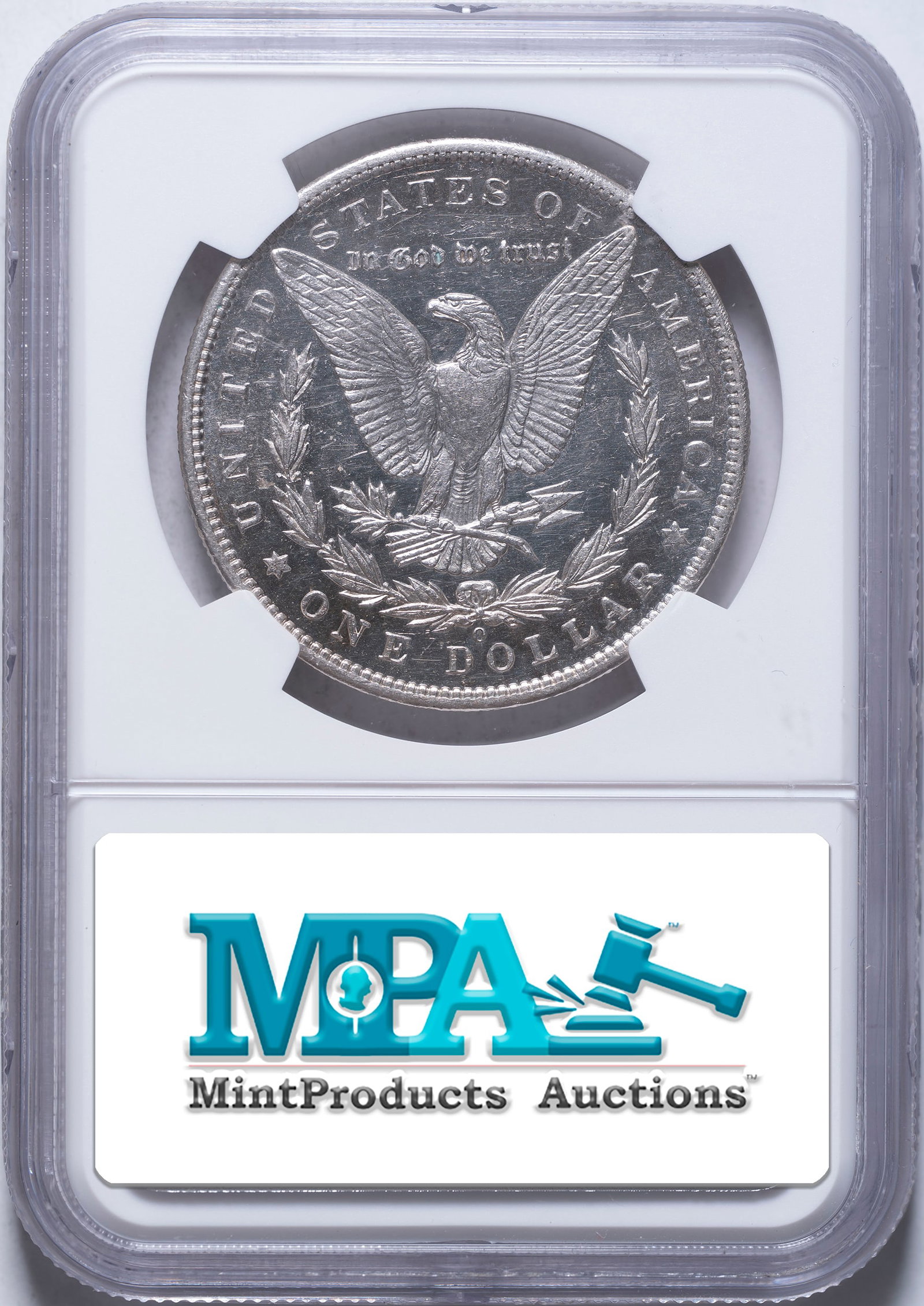 NGC AU-58 PL 1896-O Morgan Dollar - 2