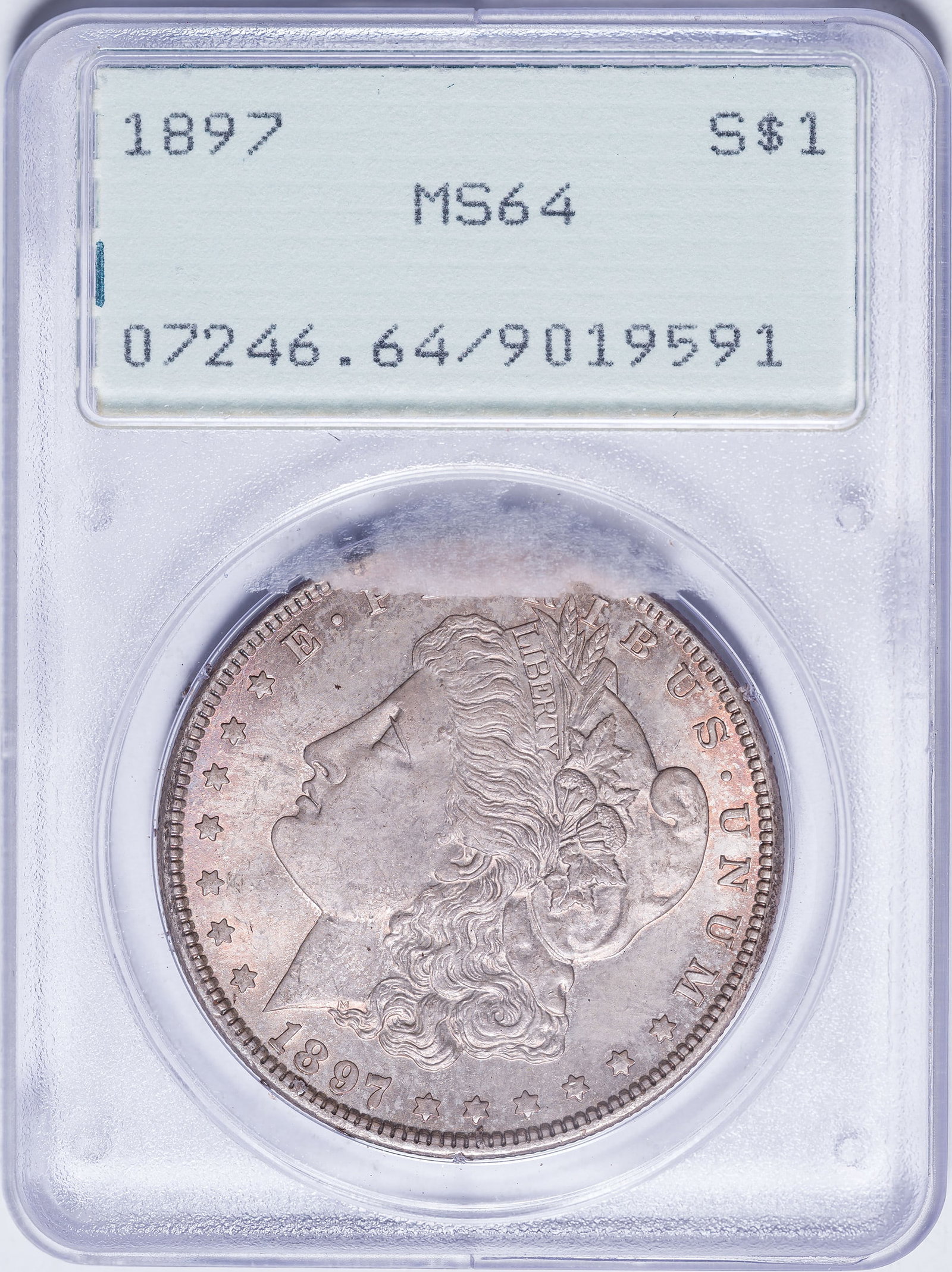 PCGS MS-64 1897 Morgan Dollar (1 of 2)