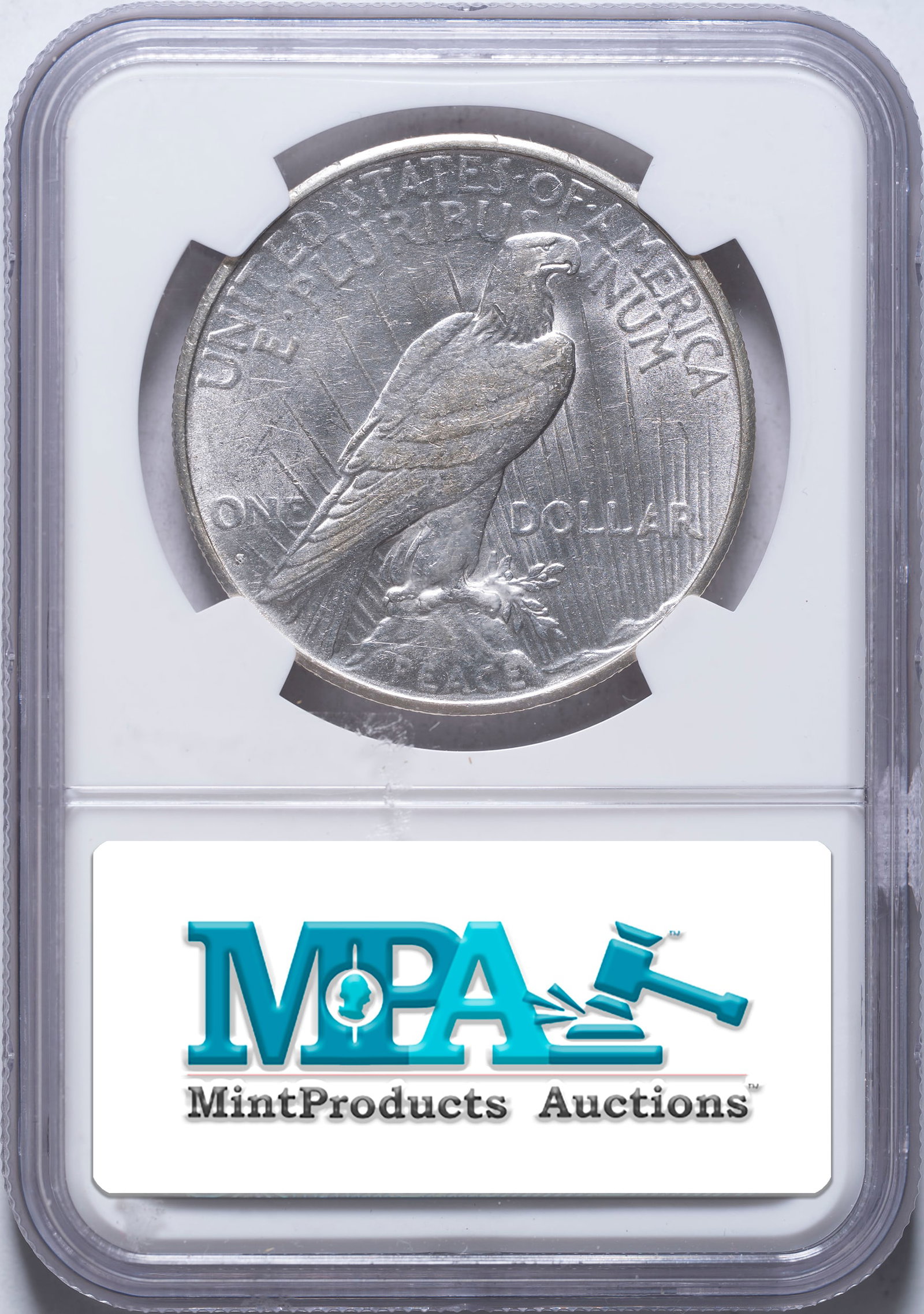 NGC AU-53 1934-S Peace Dollar - 2