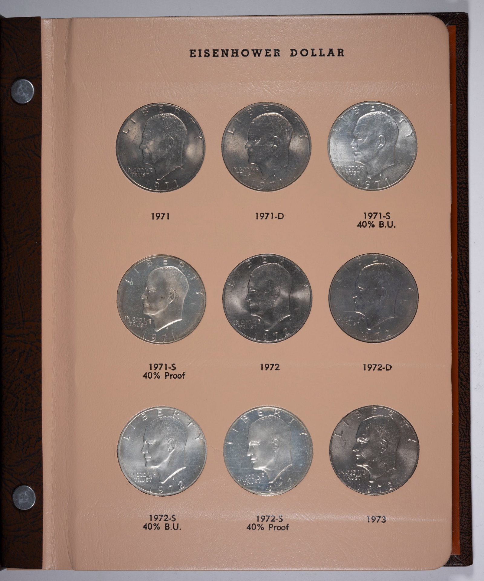 Complete Unc and Proof Eisenhower Dollar Set (1 of 4)