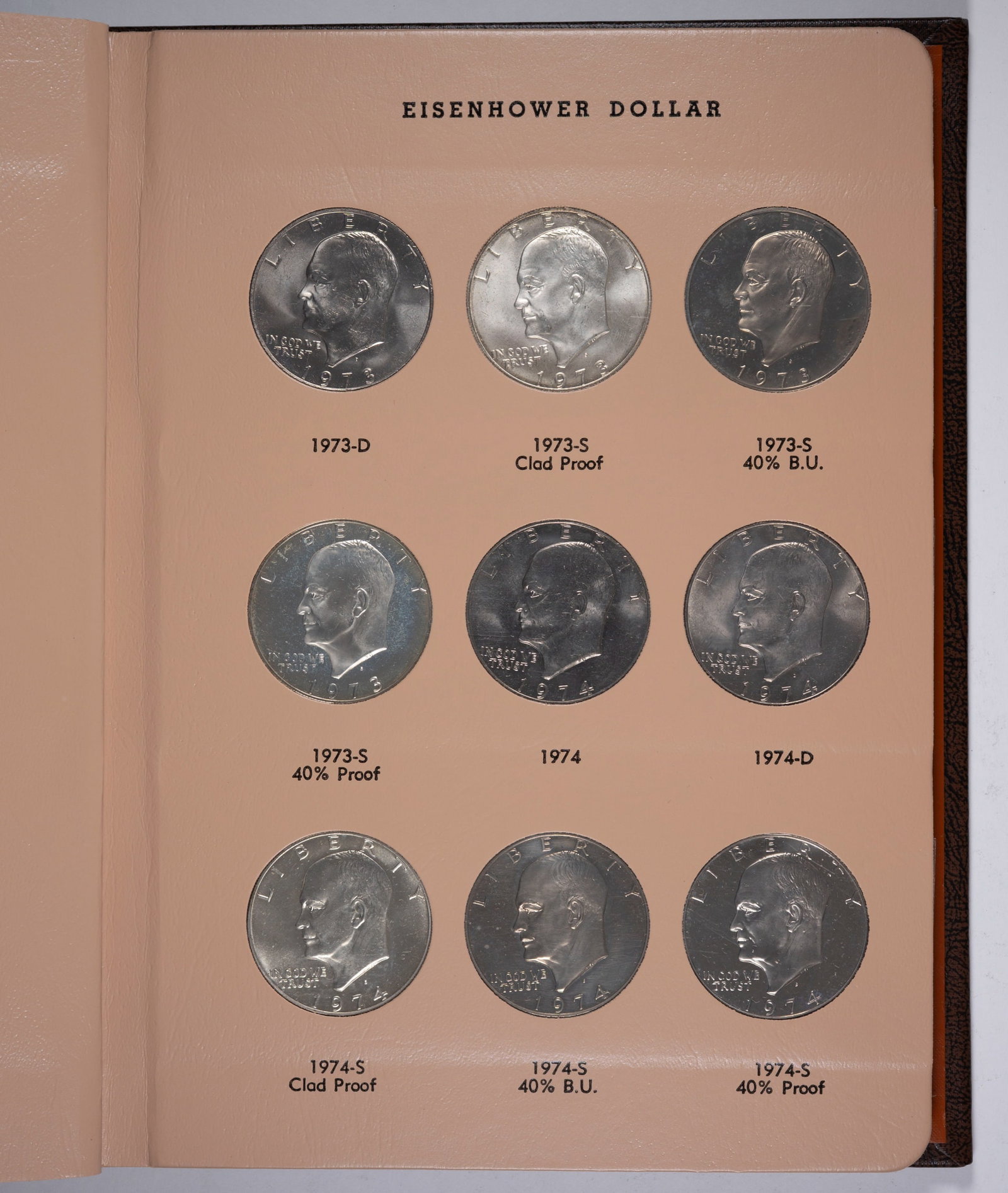 Complete Unc and Proof Eisenhower Dollar Set - 2