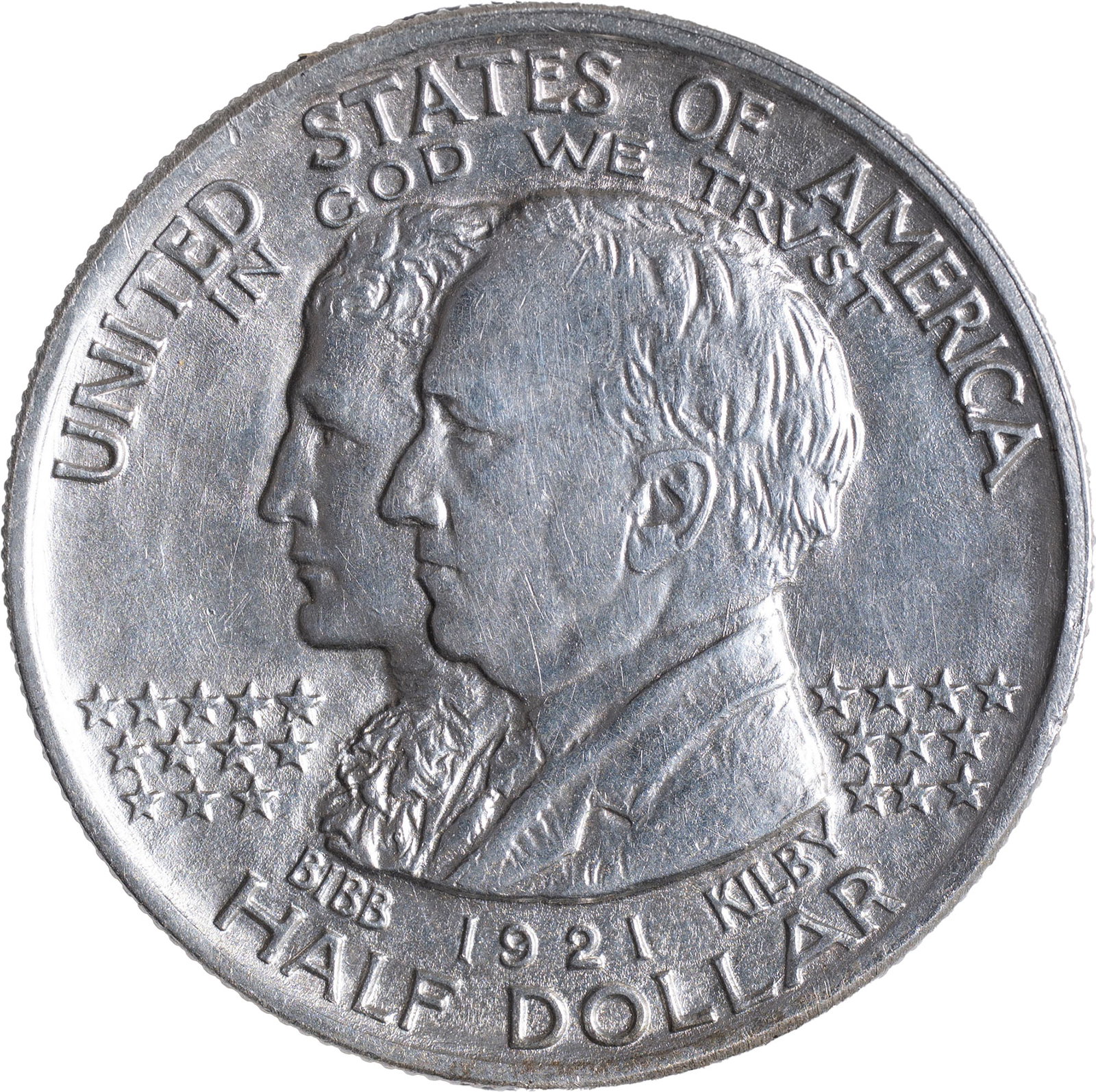 AU-50 1921 Alabama Half Dollar (1 of 2)