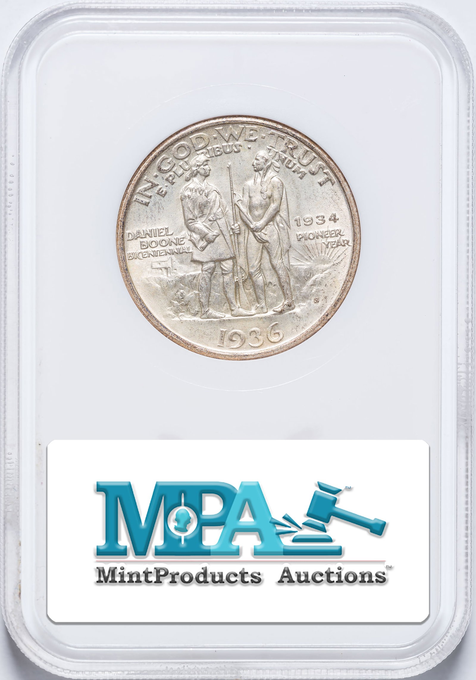 NGC MS-65 1936-S Boone Half Dollar - 2