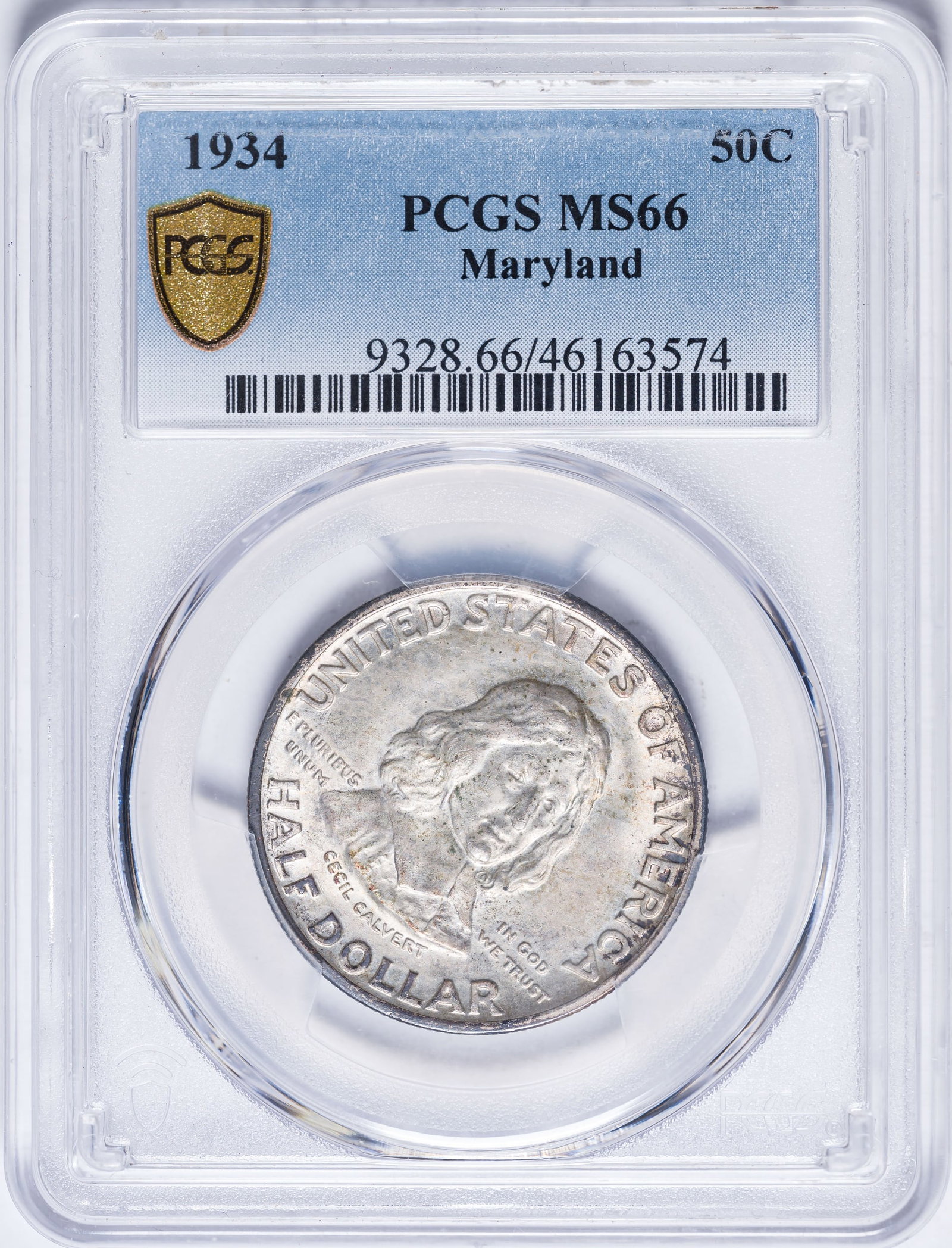 PCGS MS-66 1934 Maryland Half Dollar (1 of 2)
