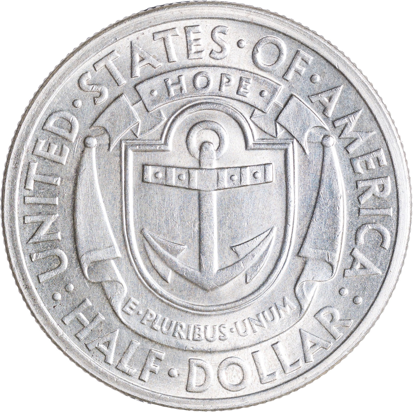 Choice MS-64 1936 Rhode Island Half Dollar - 2