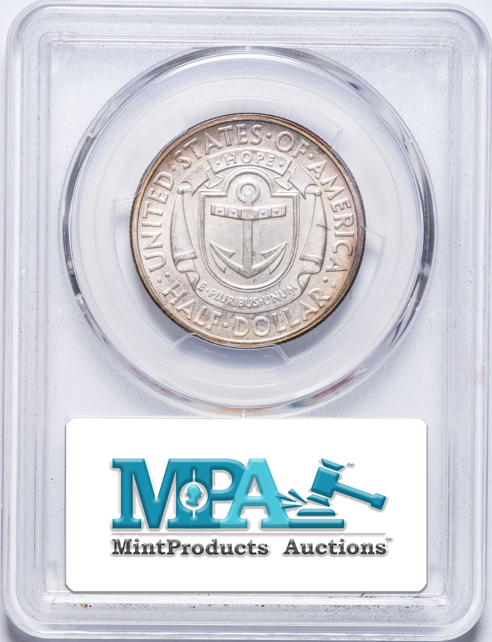 PCGS MS-65 CAC 1936-S Rhode Island Half Dollar - 2