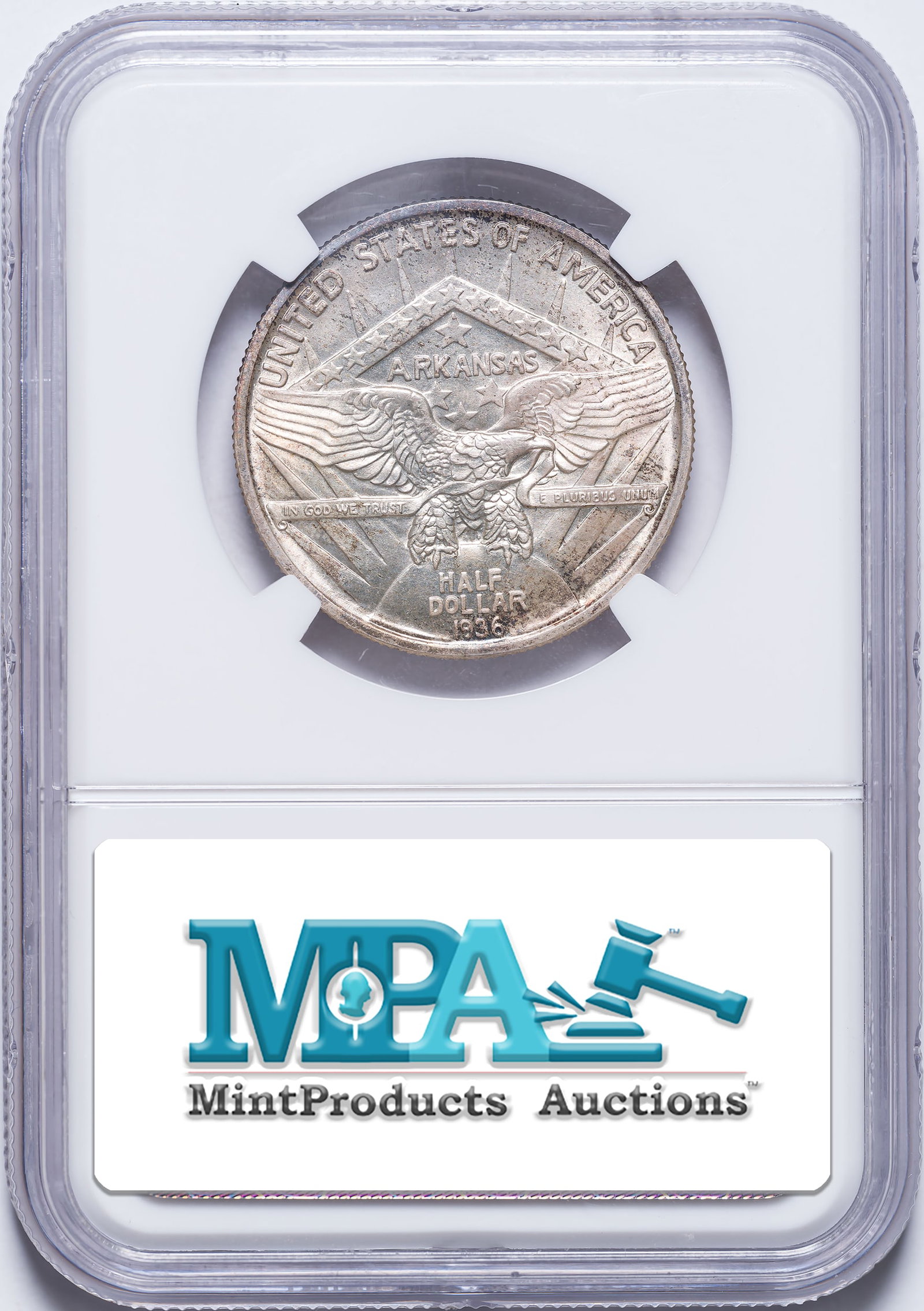 NGC MS-66 1936 Robinson-Arkansas Half Dollar - 2