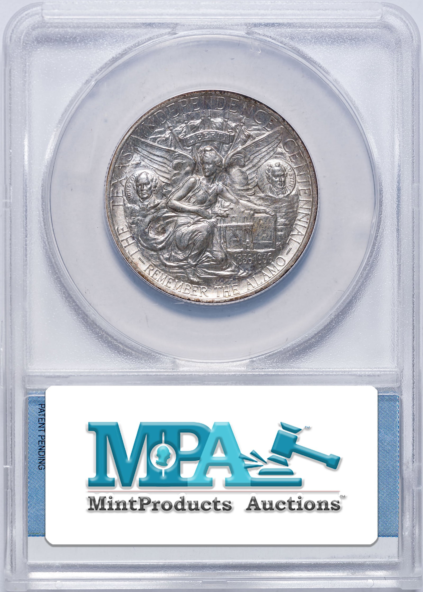 ANACS MS-63 1937 Texas Half Dollar - 2