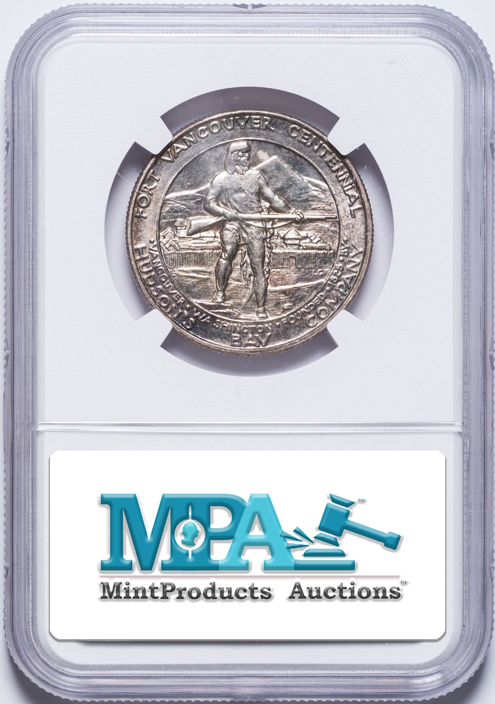 NGC Unc Details 1925 Fort Vancouver Half Dollar - 2