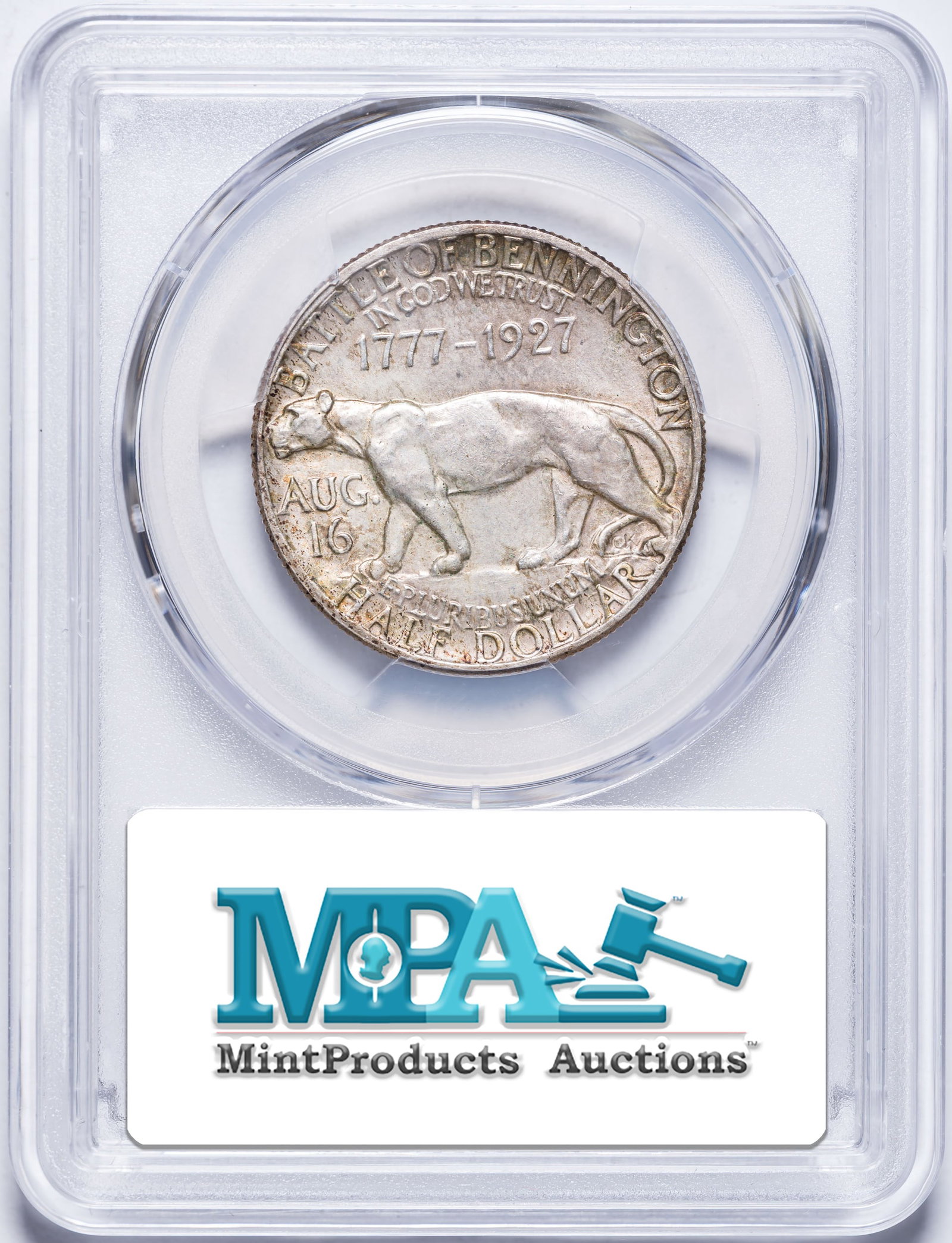 PCGS MS-64 1927 Vermont Half Dollar - 2
