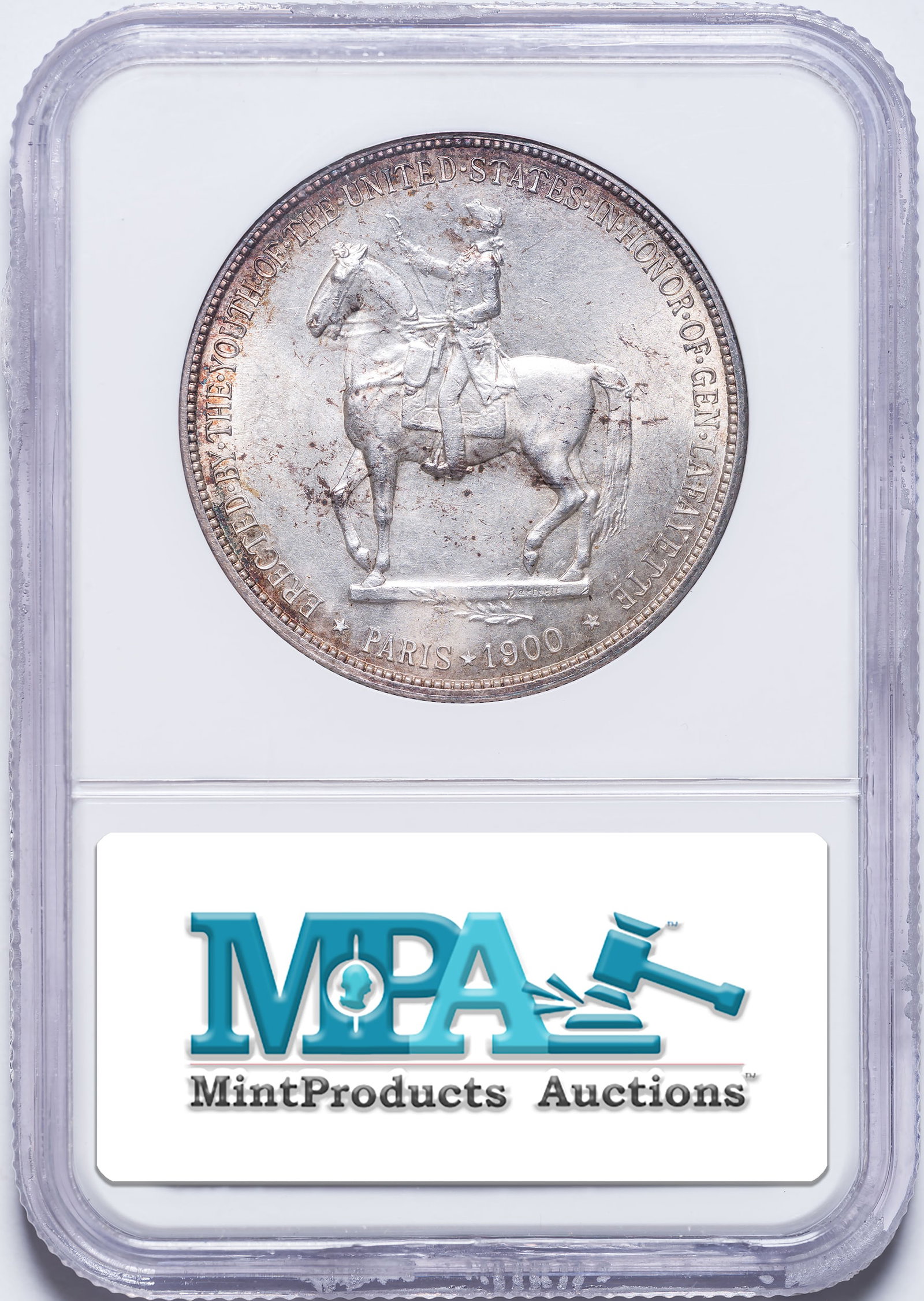 NGC MS-62 1900 LaFayette Dollar - 2