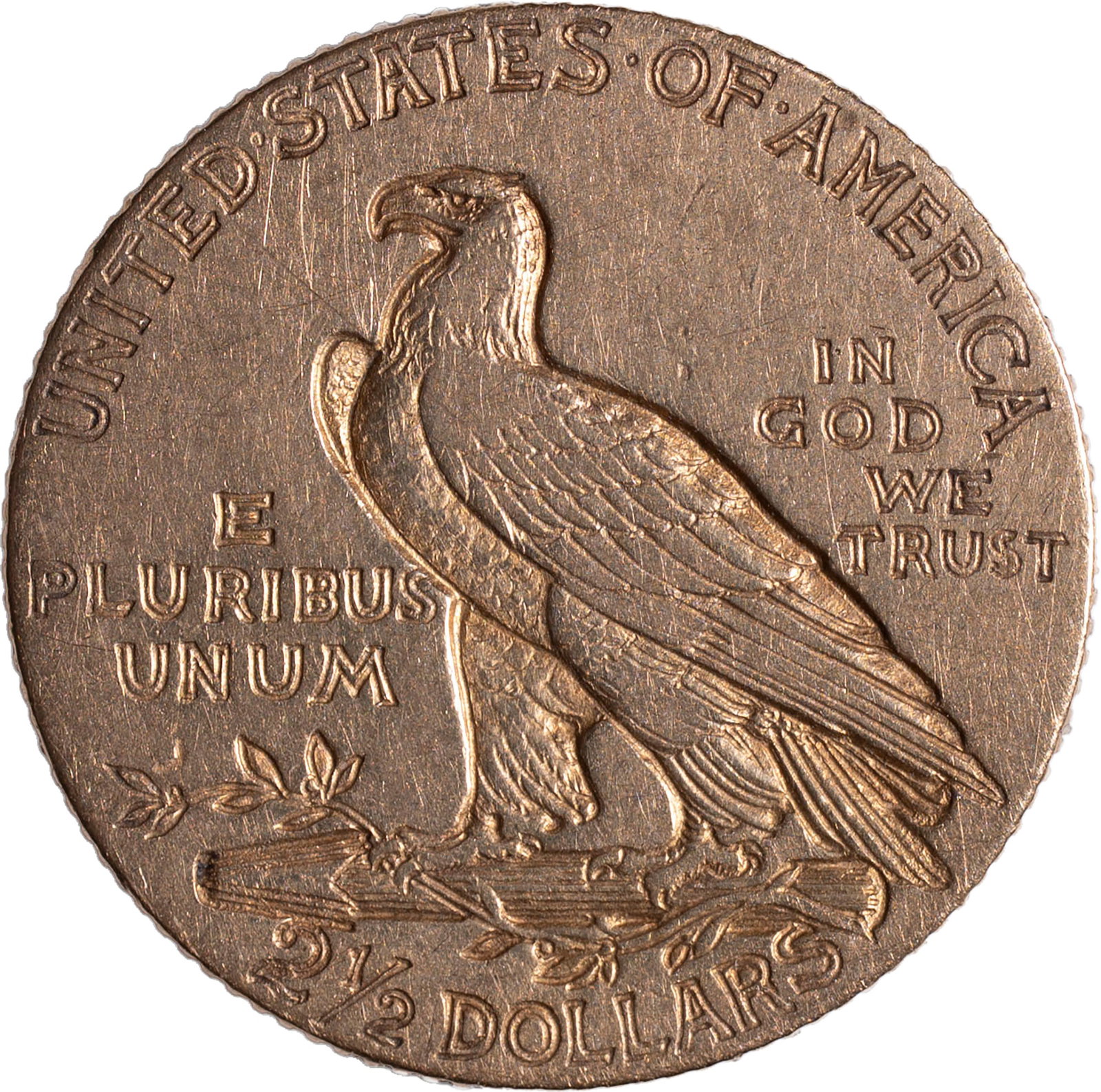 VF 1909 $2.50 Gold Indian - 2