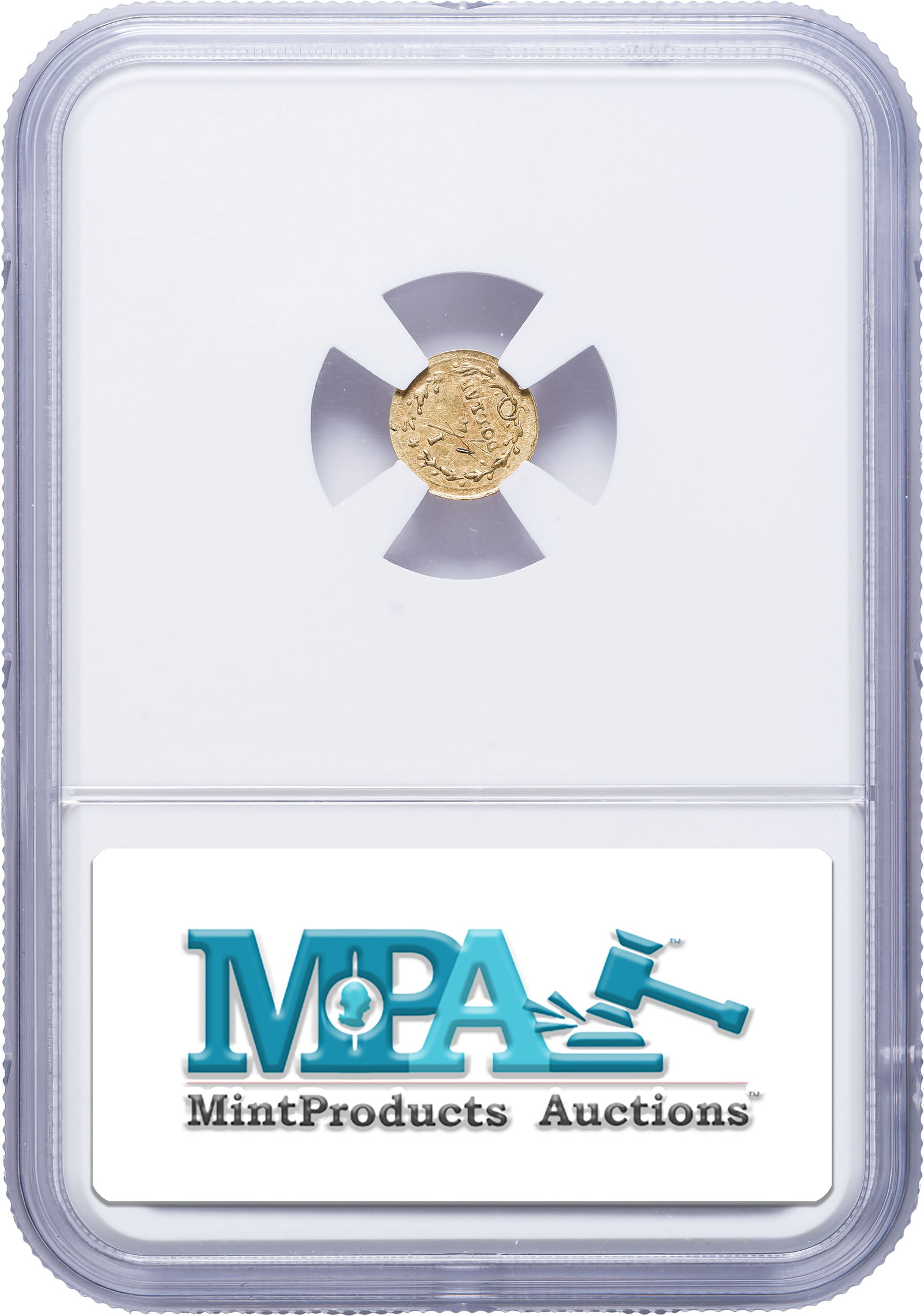 NGC Unc Details BG-209A Cal Gold 25-Cents Rarity - 2
