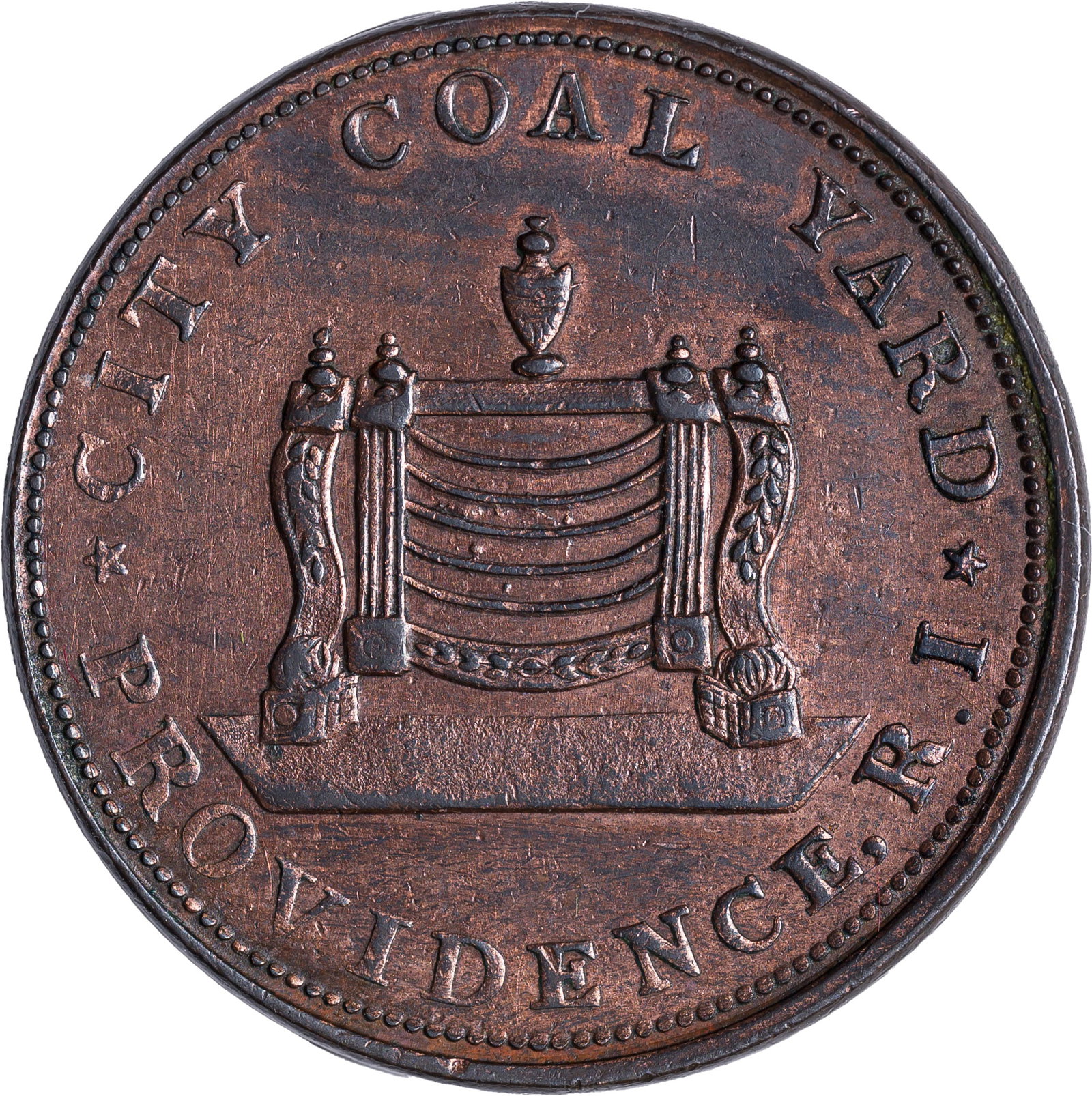 EF Details 1833 Hard Times Token (1 of 2)