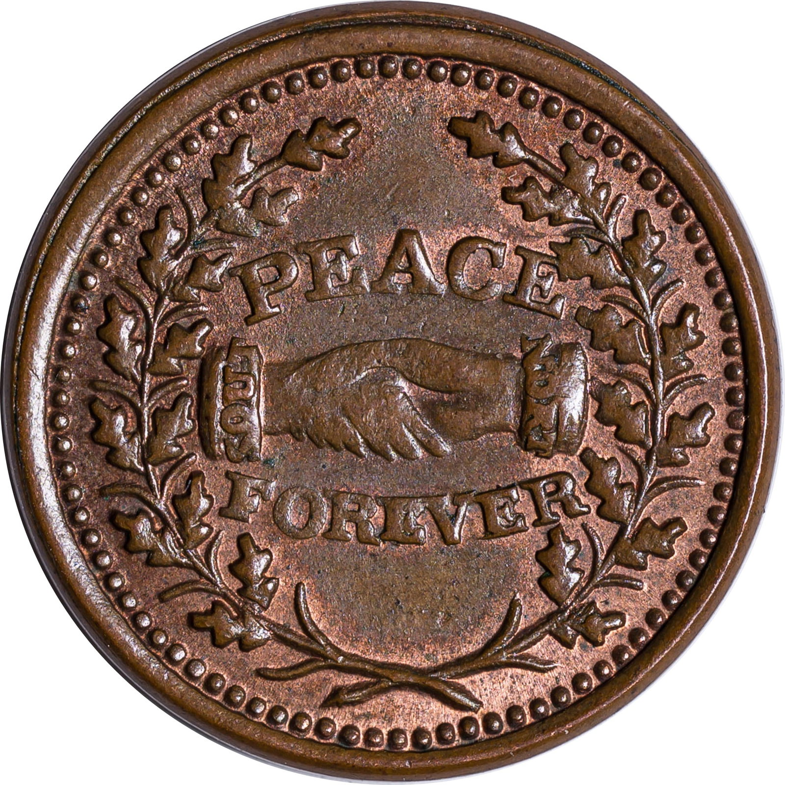 MS-62 BN 1863 Patriotic Civil War Token - 2