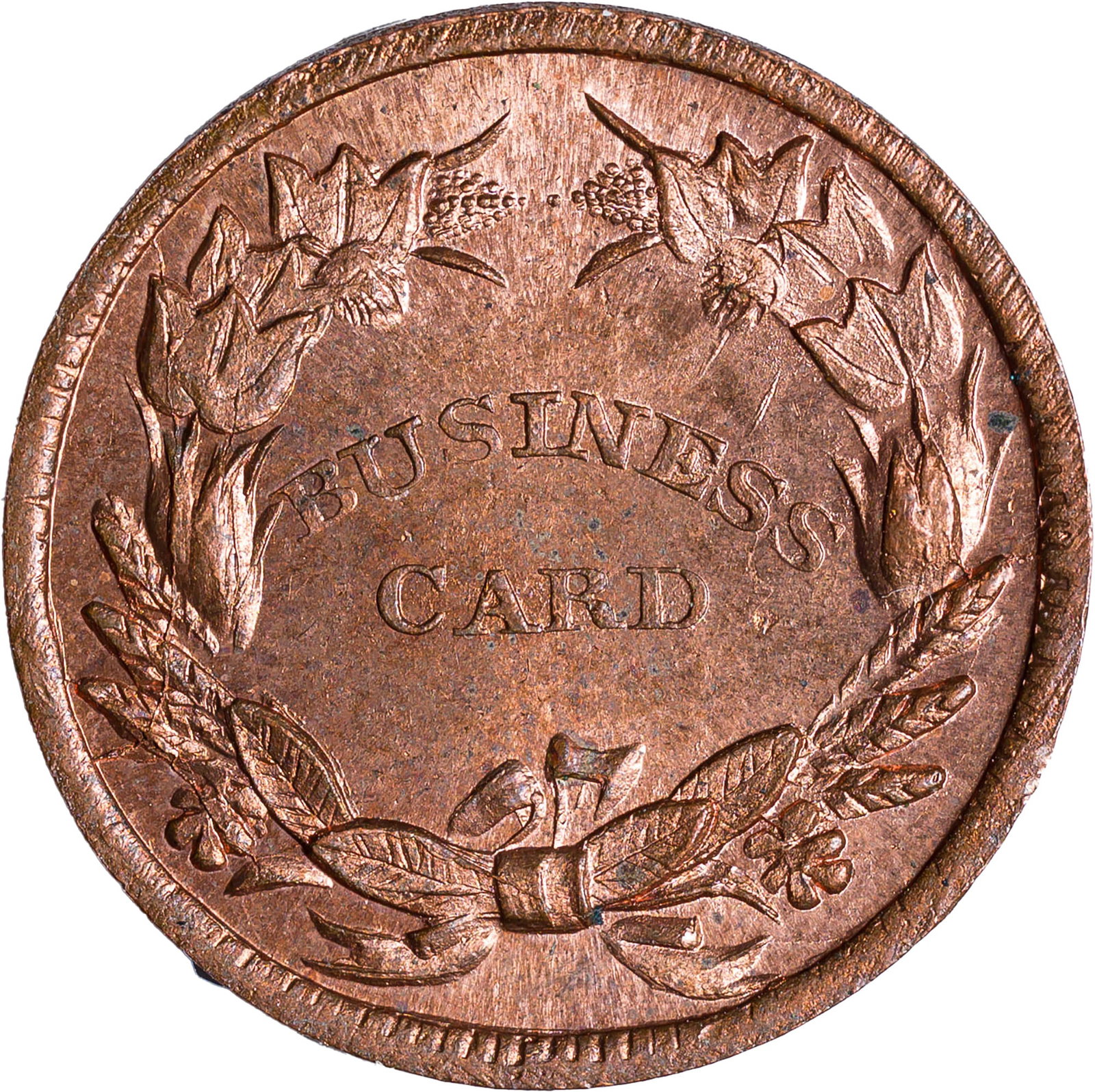 Gem MS-65 RD Undated Store Card Civil War Token - 2