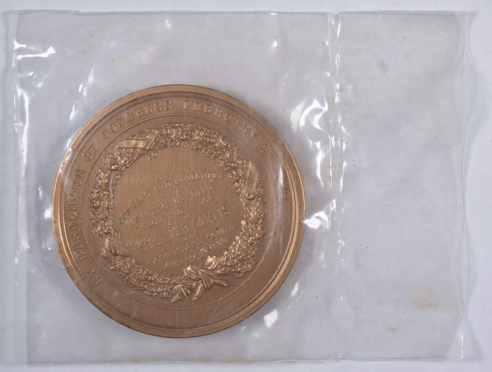 (1873) Life Saving Medal Restrike - 2