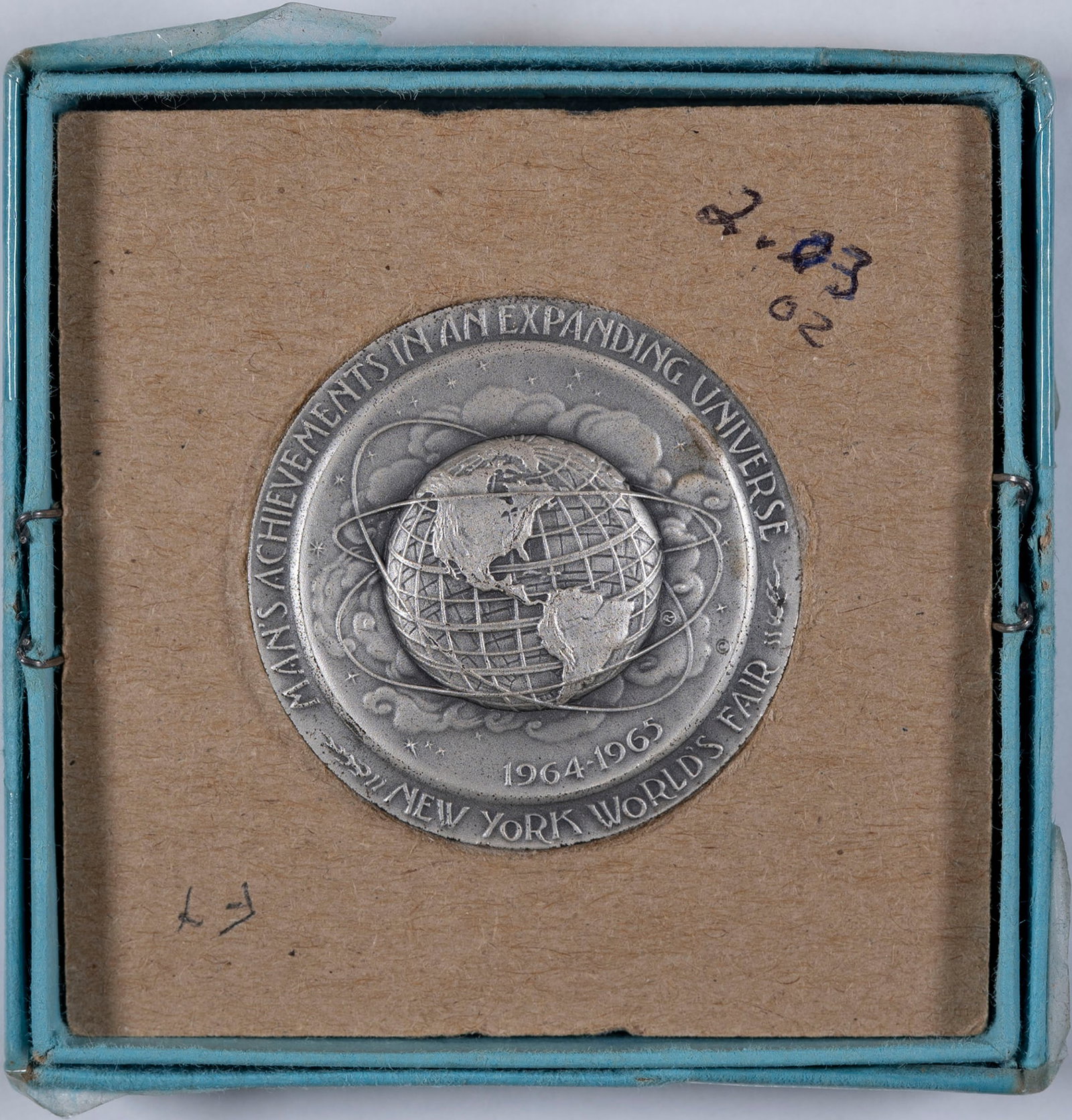 1964 New York World's Fair Silver Medal (1 of 2)