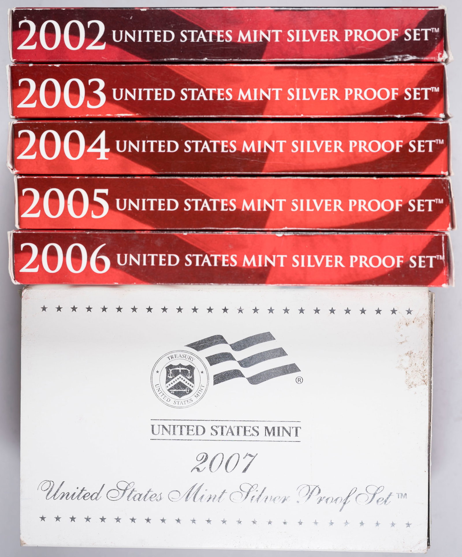 2002-2007 Silver Proof Set Lot (1 of 1)