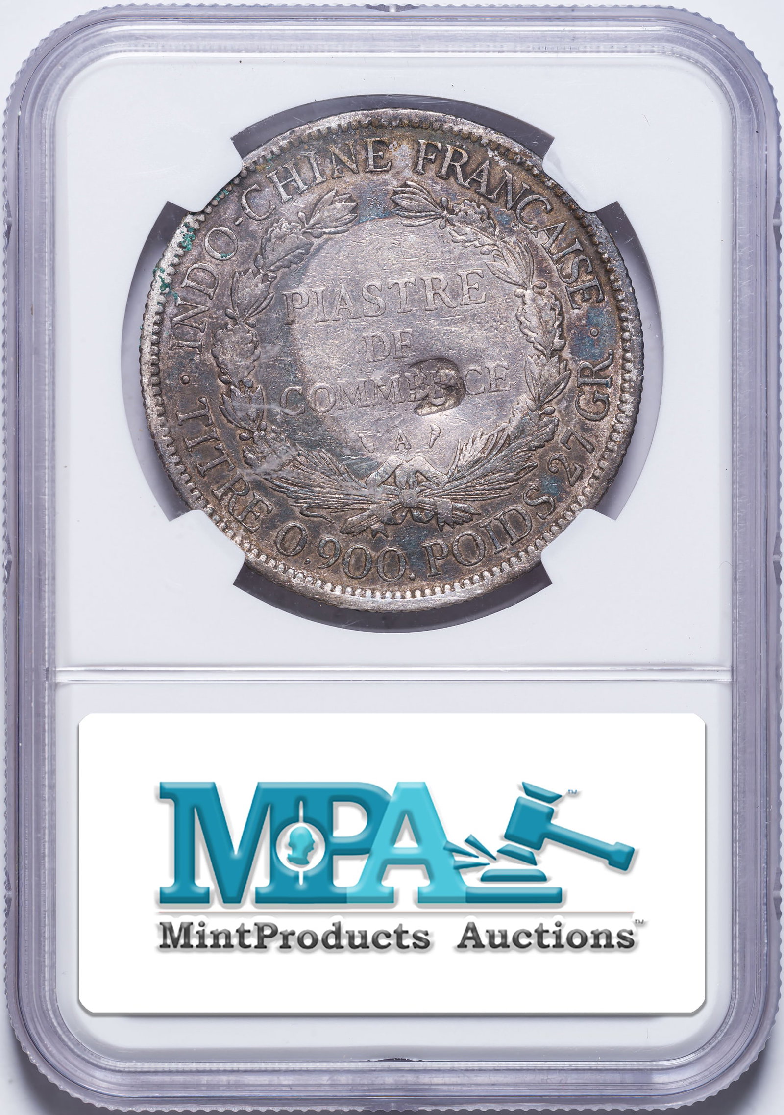 French Indo-China. NGC VF Details 1900-A Piastre - 2