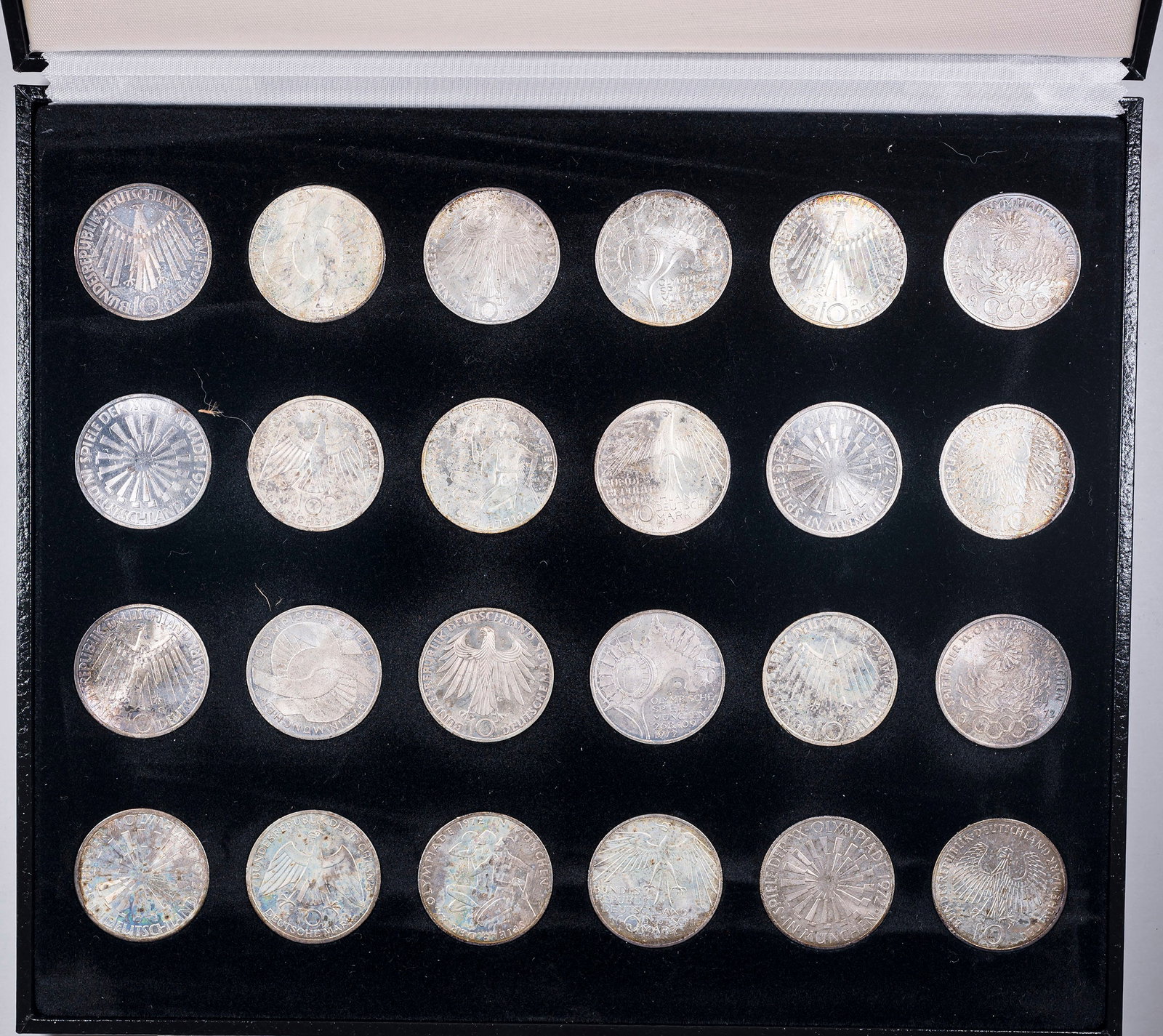 Germany. 1972 Silver 24 Piece Olympic Coin Set (1 of 1)