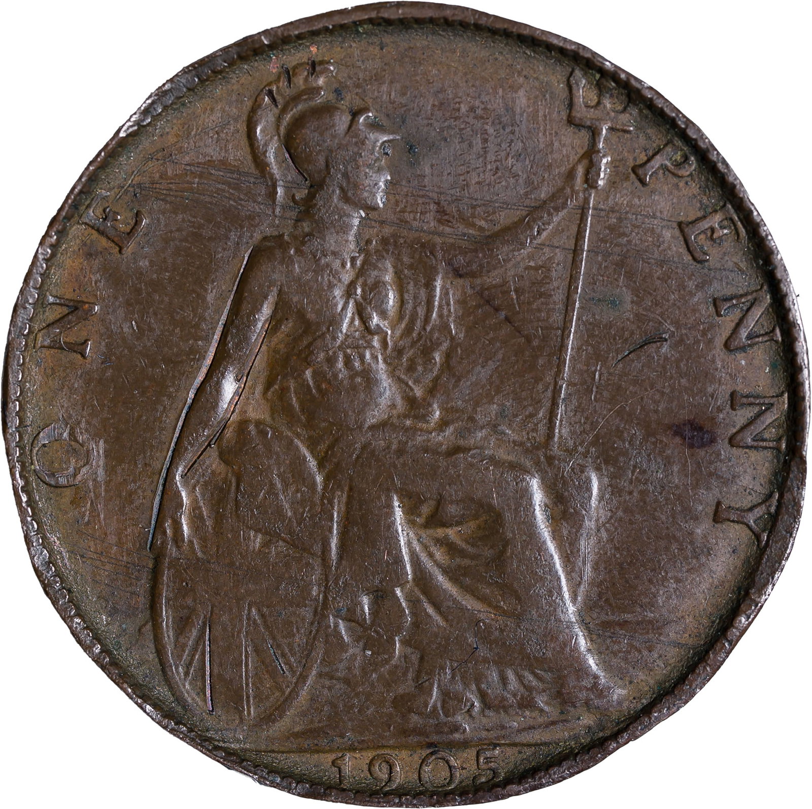 Great Britain. VF 1905 Hobo Penny - 2