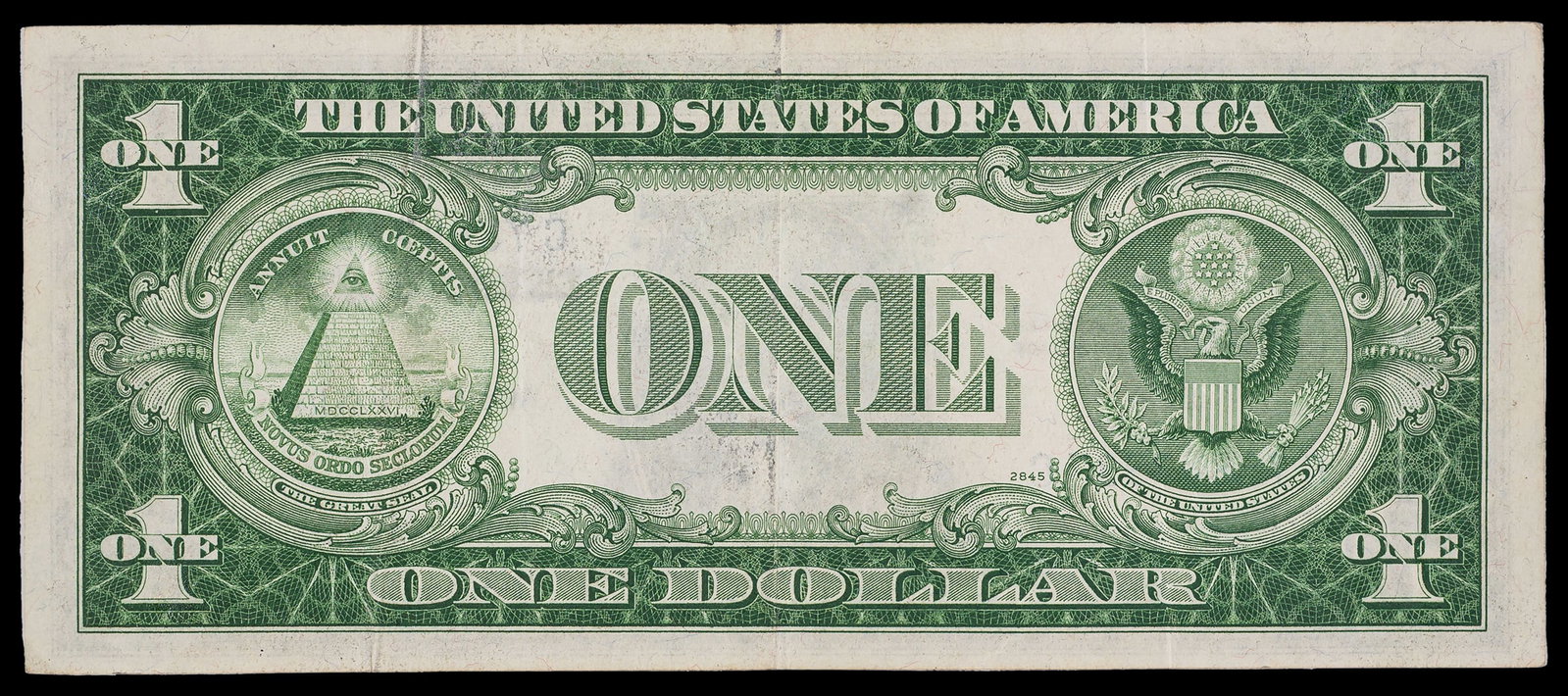 AU 1935-A North Africa Yellow Seal $1 Note - 2