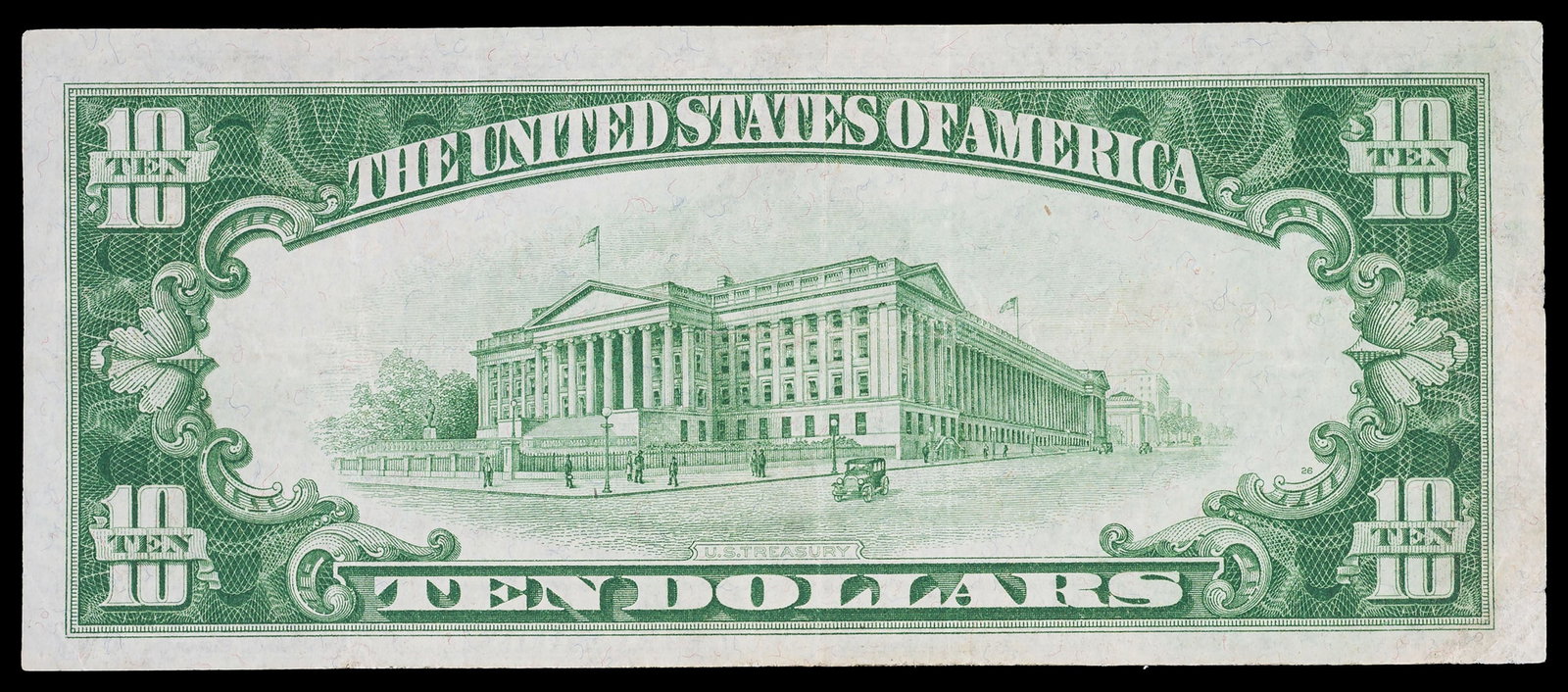 VF/EF 1928 $10 Gold Note - 2