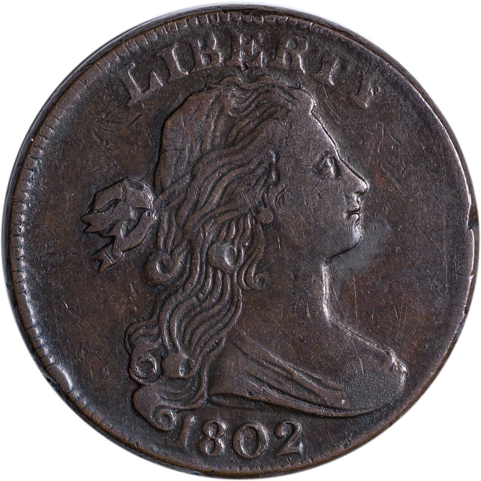 EF-40 1802 Large Cent (1 of 2)