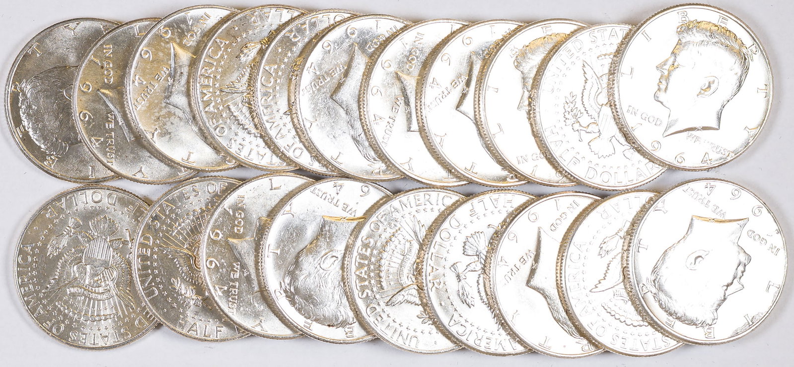 UNC Roll Of 1964 Kennedy Half Dollars (1 of 1)