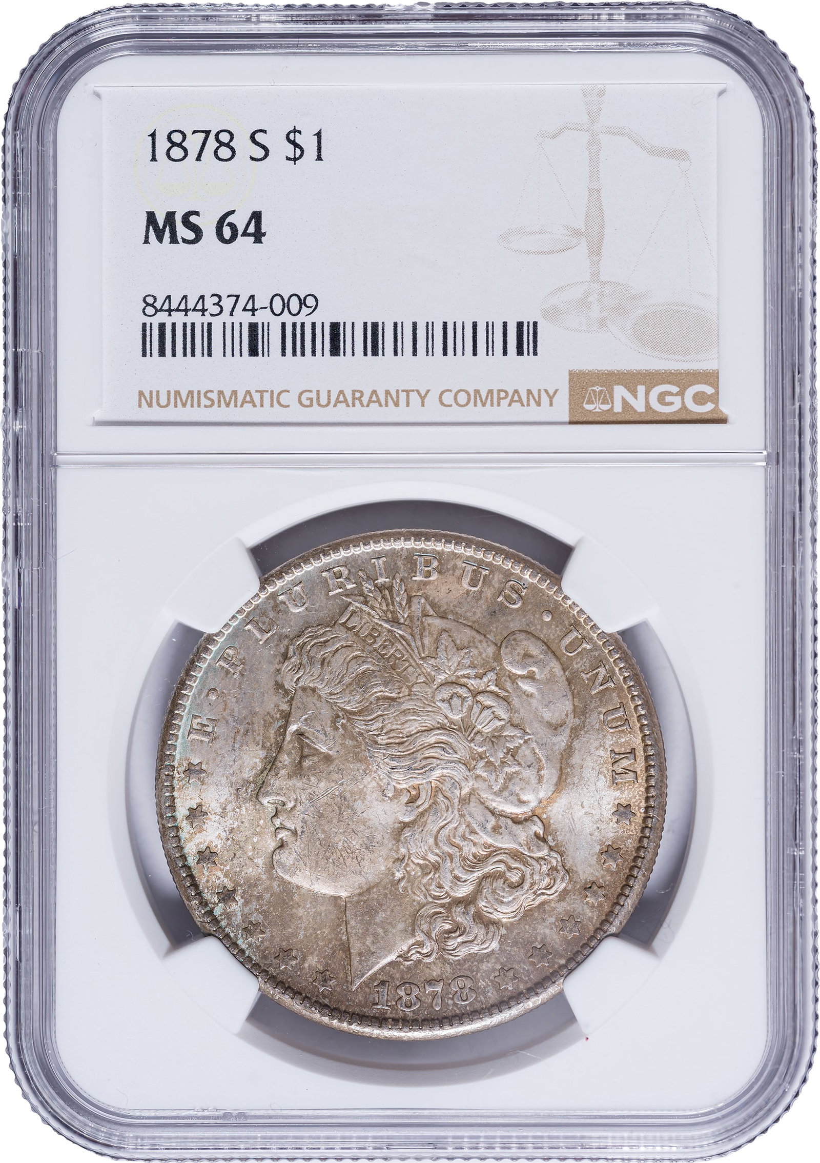 NGC MS-64 1878-S Morgan Dollar (1 of 2)