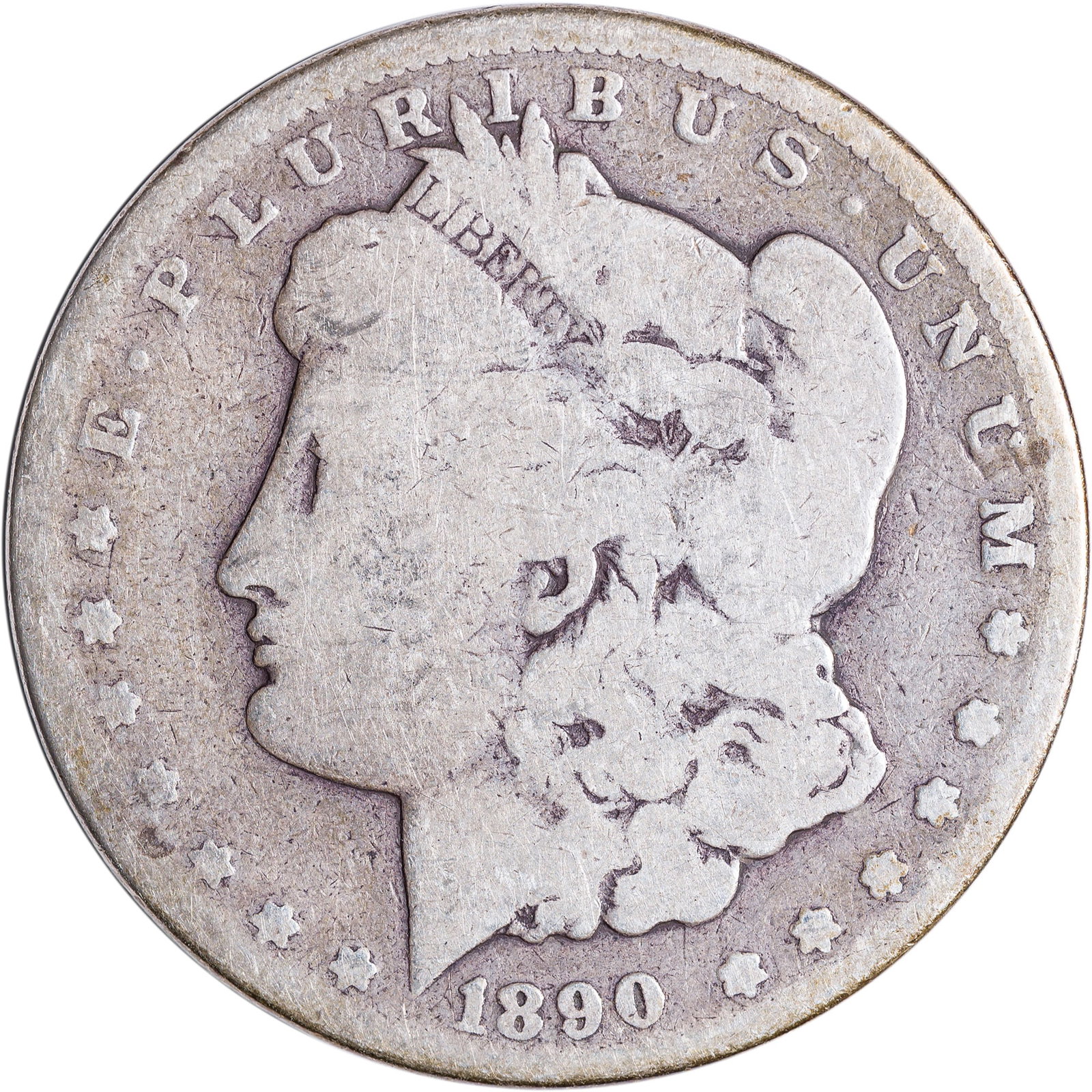Good-4 1890-CC Morgan Dollar (1 of 2)