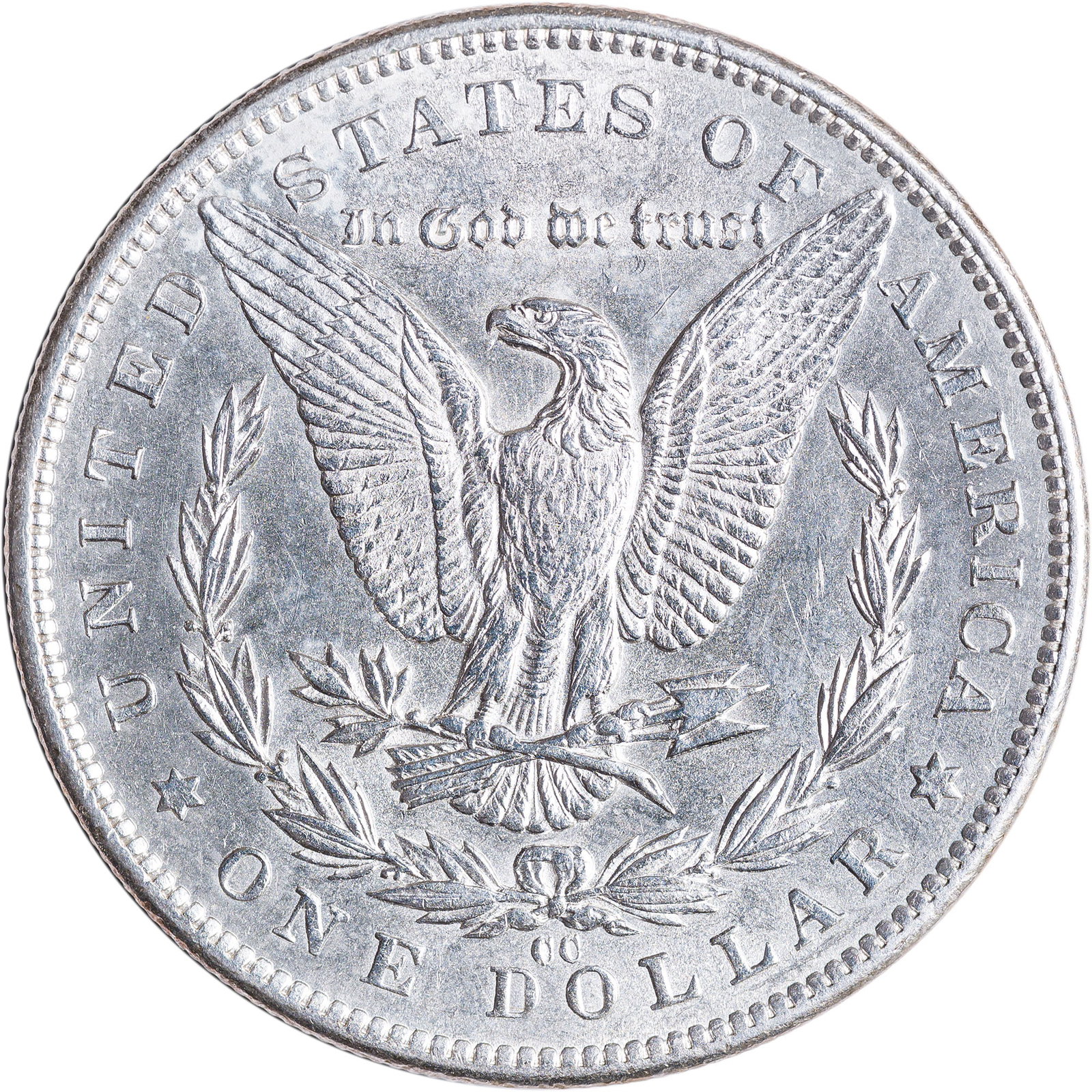MS-60 Details 1891-CC Morgan Dollar - 2