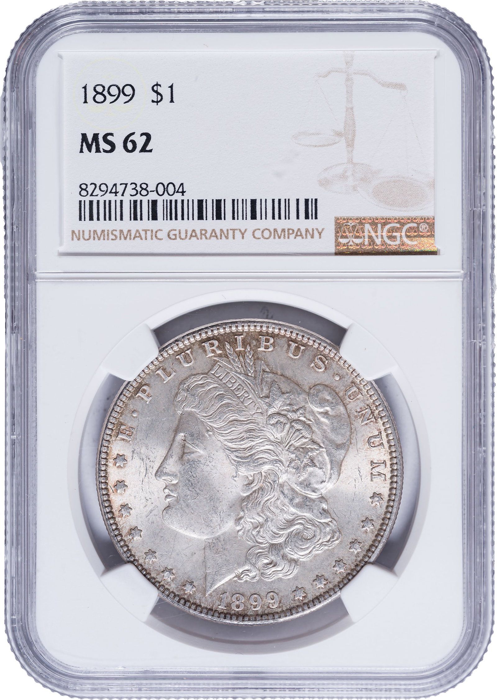 NGC MS-62 1899 Morgan Dollar (1 of 2)