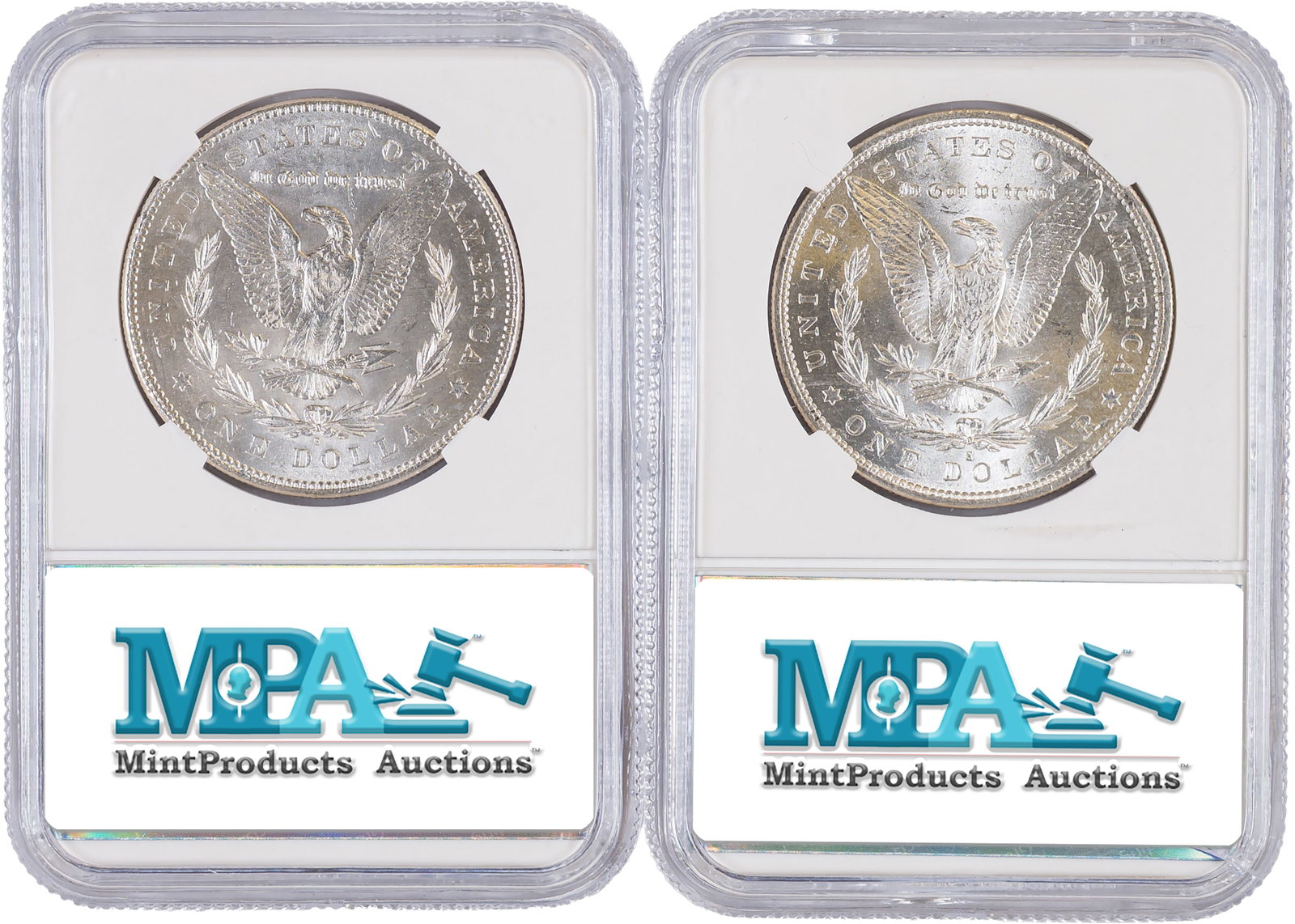 Mint State Morgan Dollar Pair - 2