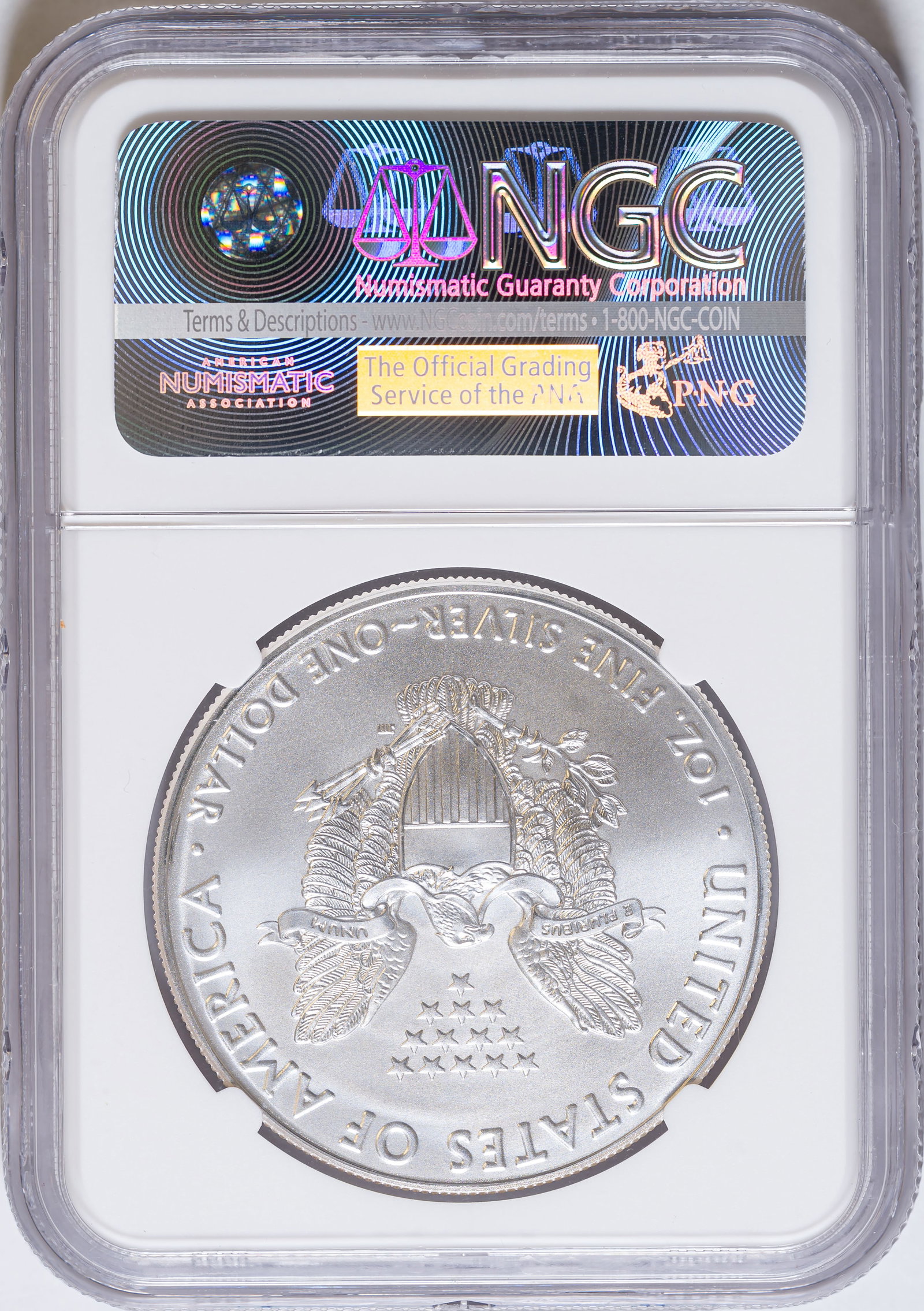 NGC MS-70 2016 Silver Eagle - 2