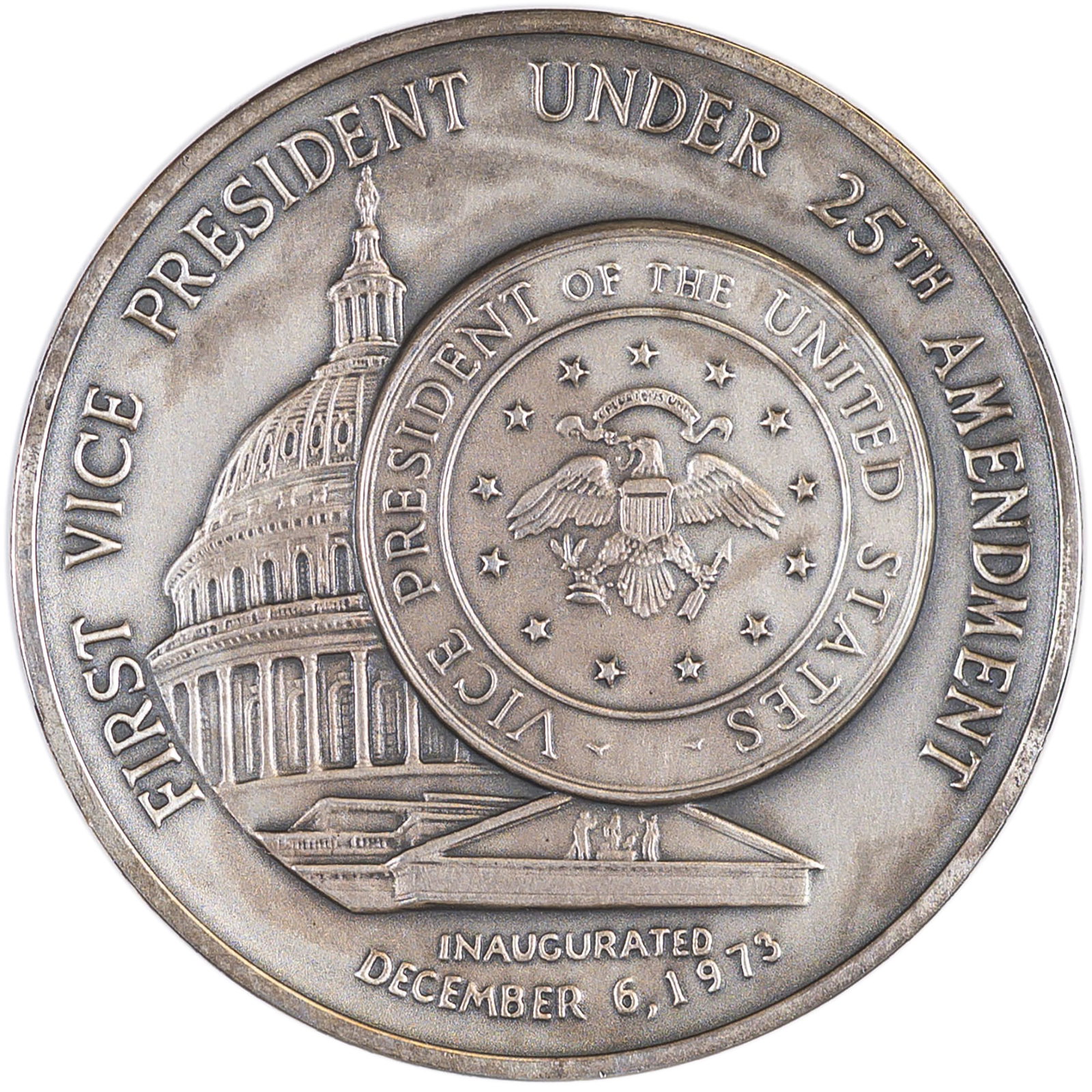 1973 Gerald Ford Inaugural Silver Medal - 2
