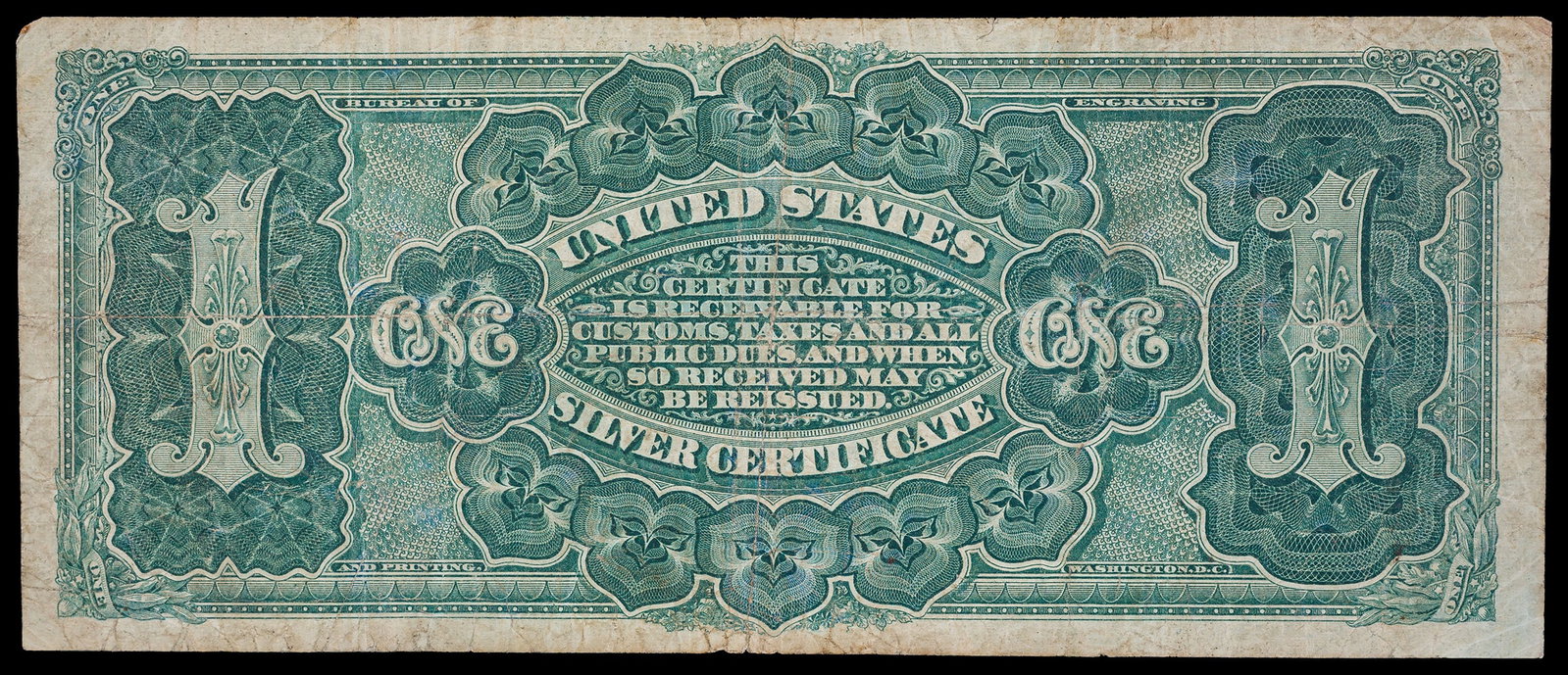 F+ 1886 $1 Martha Washington Silver Certificate - 2
