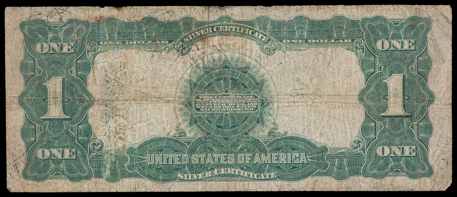 Fine 1899 Black Eagle $1 Silver Certificate - 2