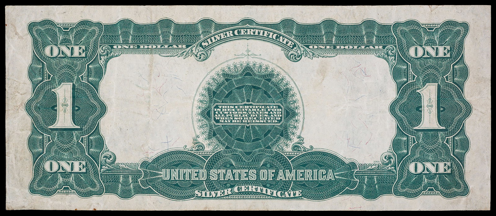 VF+ 1899 Black Eagle $1 Silver Certificate - 2