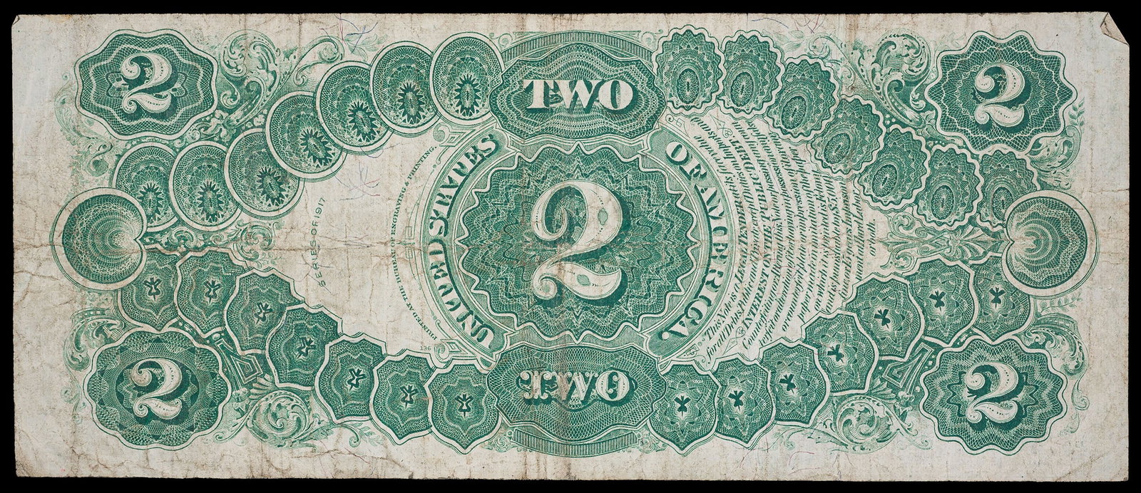 VF 1917 $2 Legal Tender - 2
